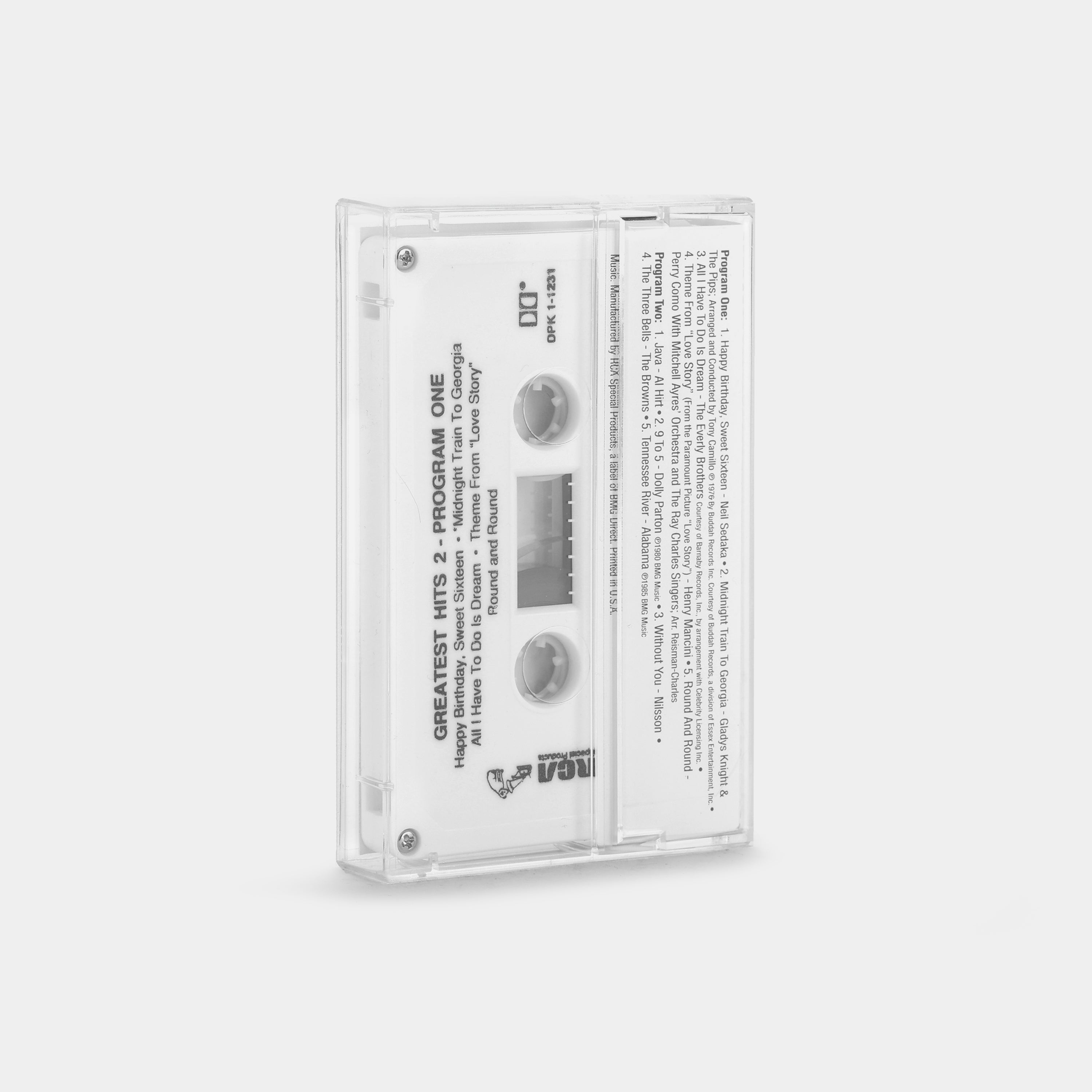 RCA Greatest Hits Collection Cassette Tape