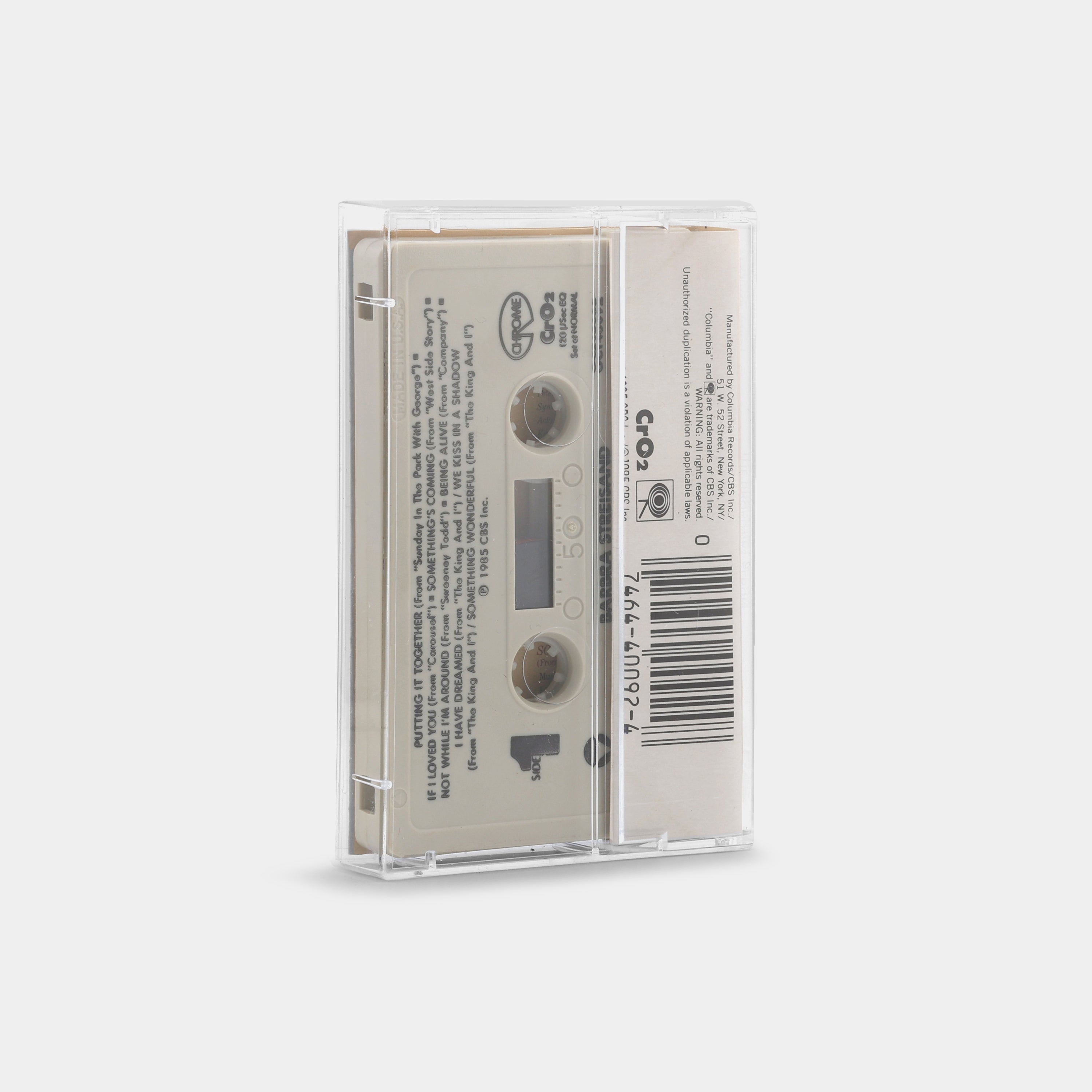 Barbra Streisand - The Broadway Album Cassette Tape