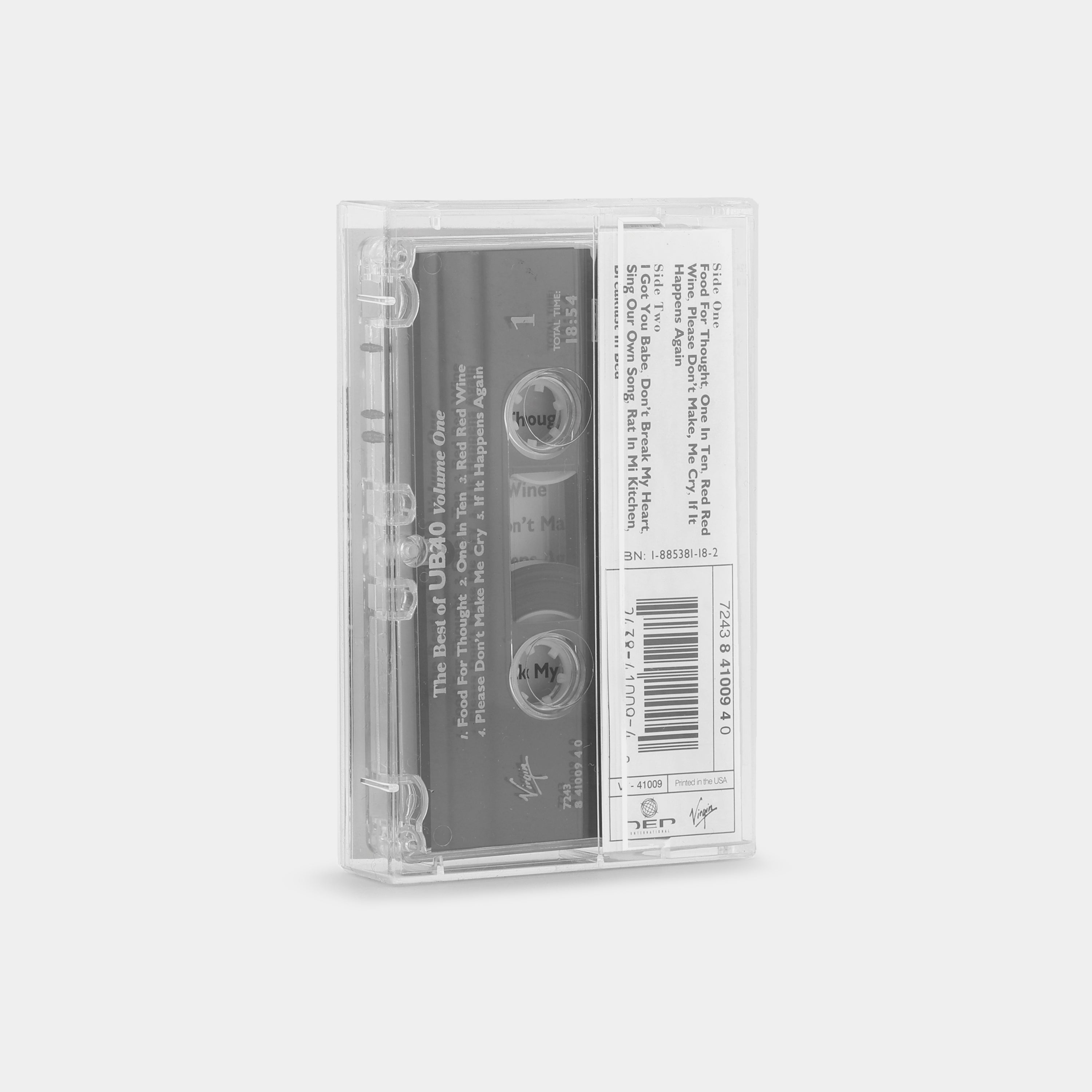 UB40 - The Best of UB40 - Volume One Cassette Tape