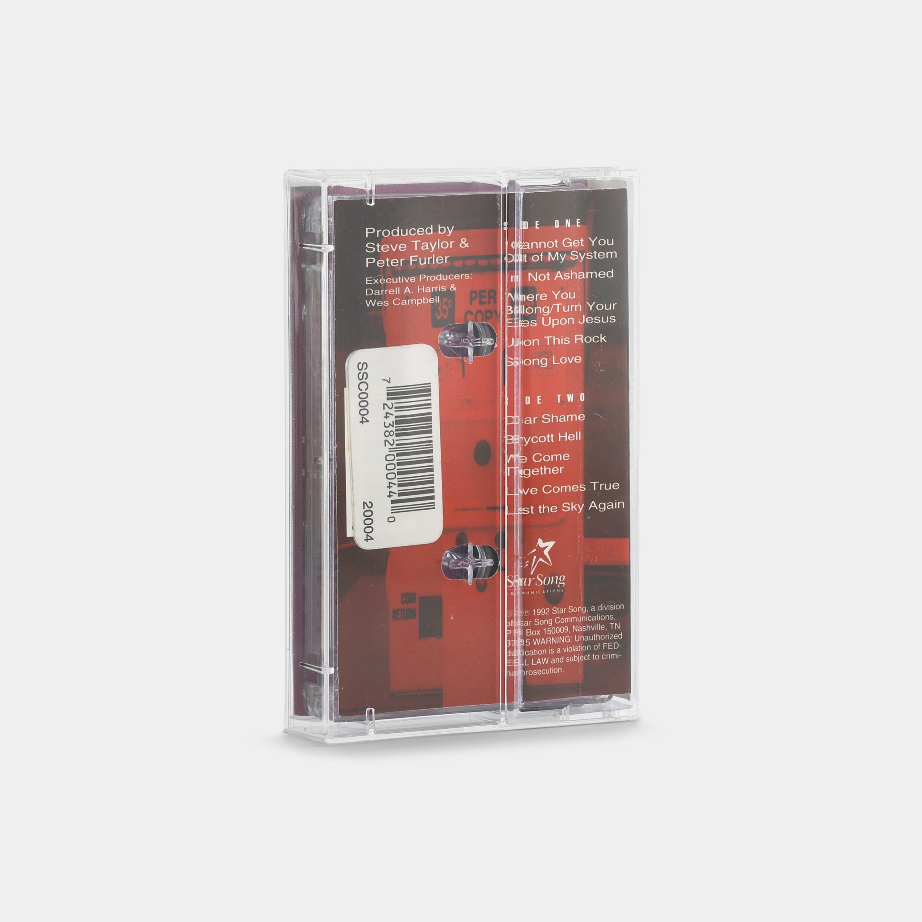 Newsboys - Not Ashamed Cassette Tape