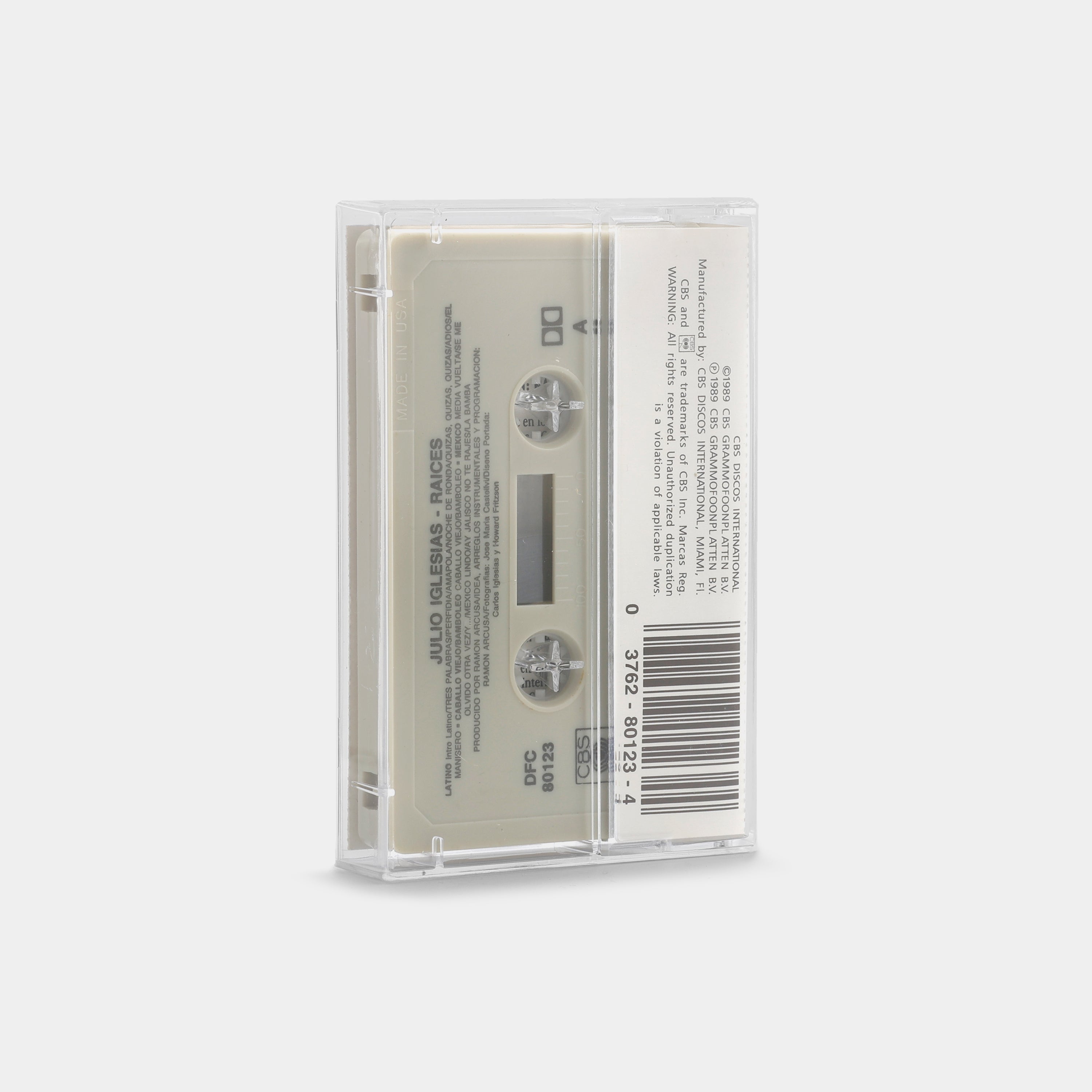 Julio Iglesias - Raíces Cassette Tape