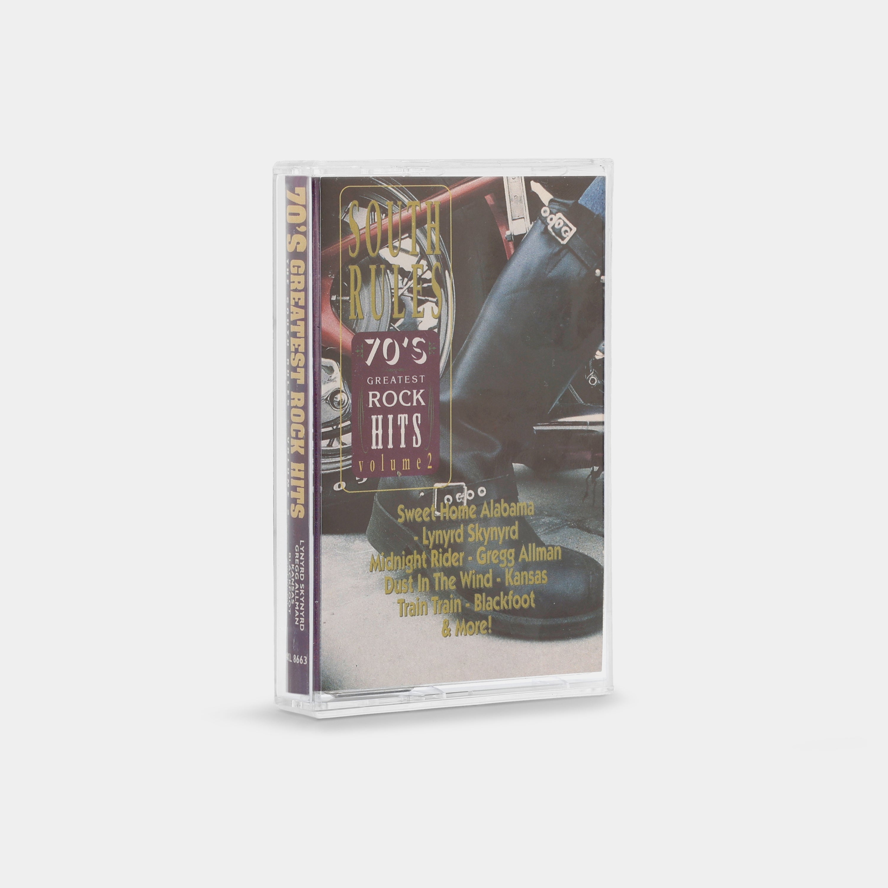 70's Greatest Rock Hits Volume 2 The South Rules Cassette Tape
