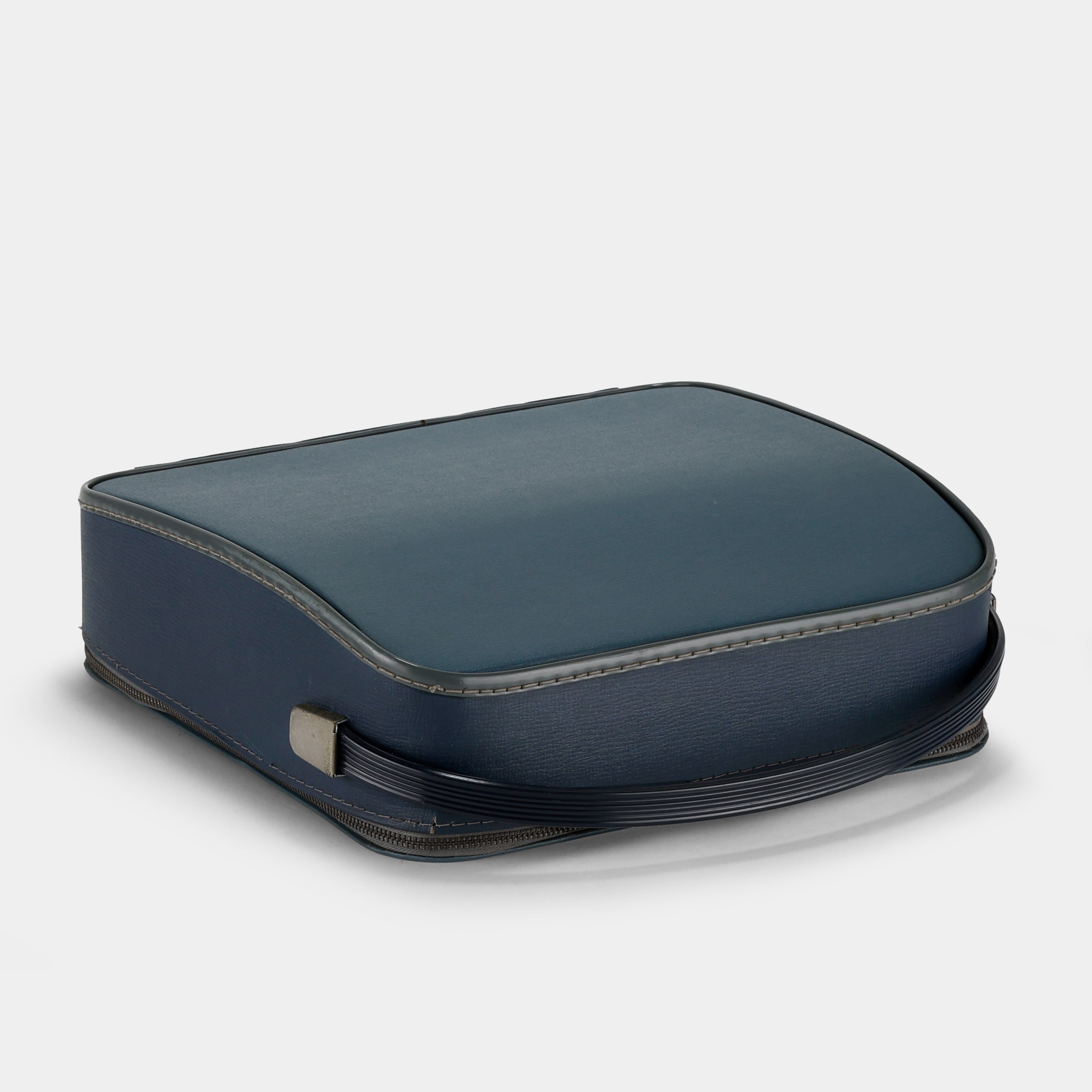 Webster XL-500 Blue Manual Typewriter and Leather Case