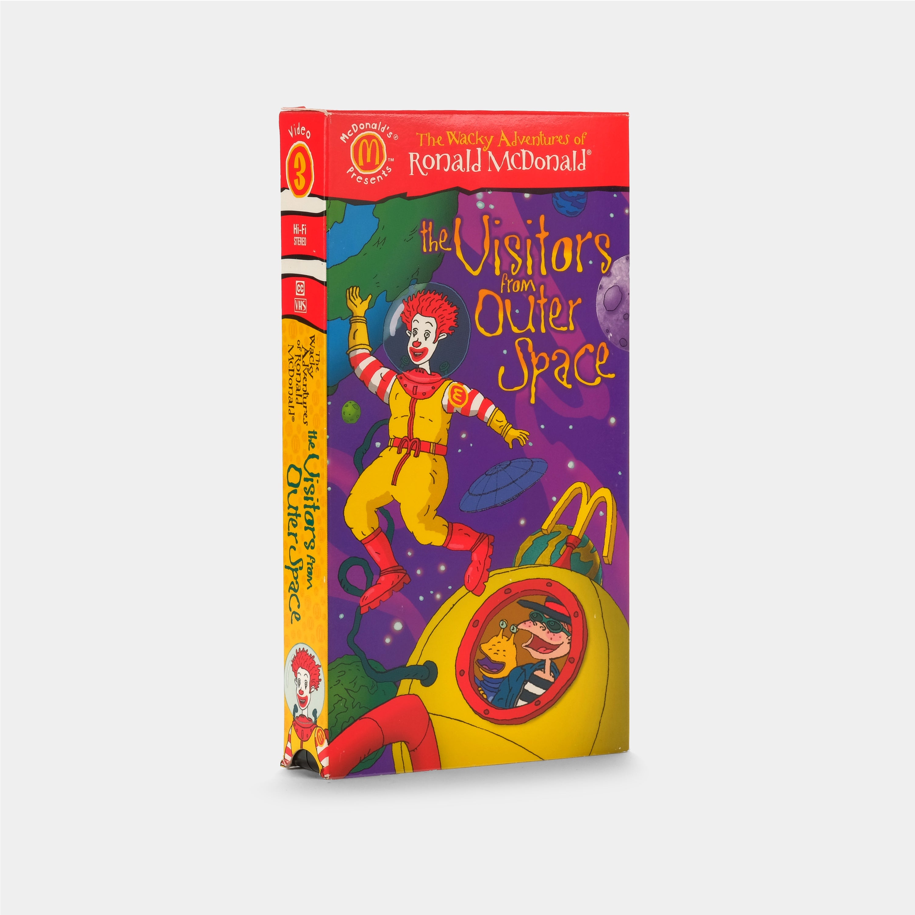 The Wacky Adventures of Ronald McDonald: The Visitors from Outer Space VHS Tape