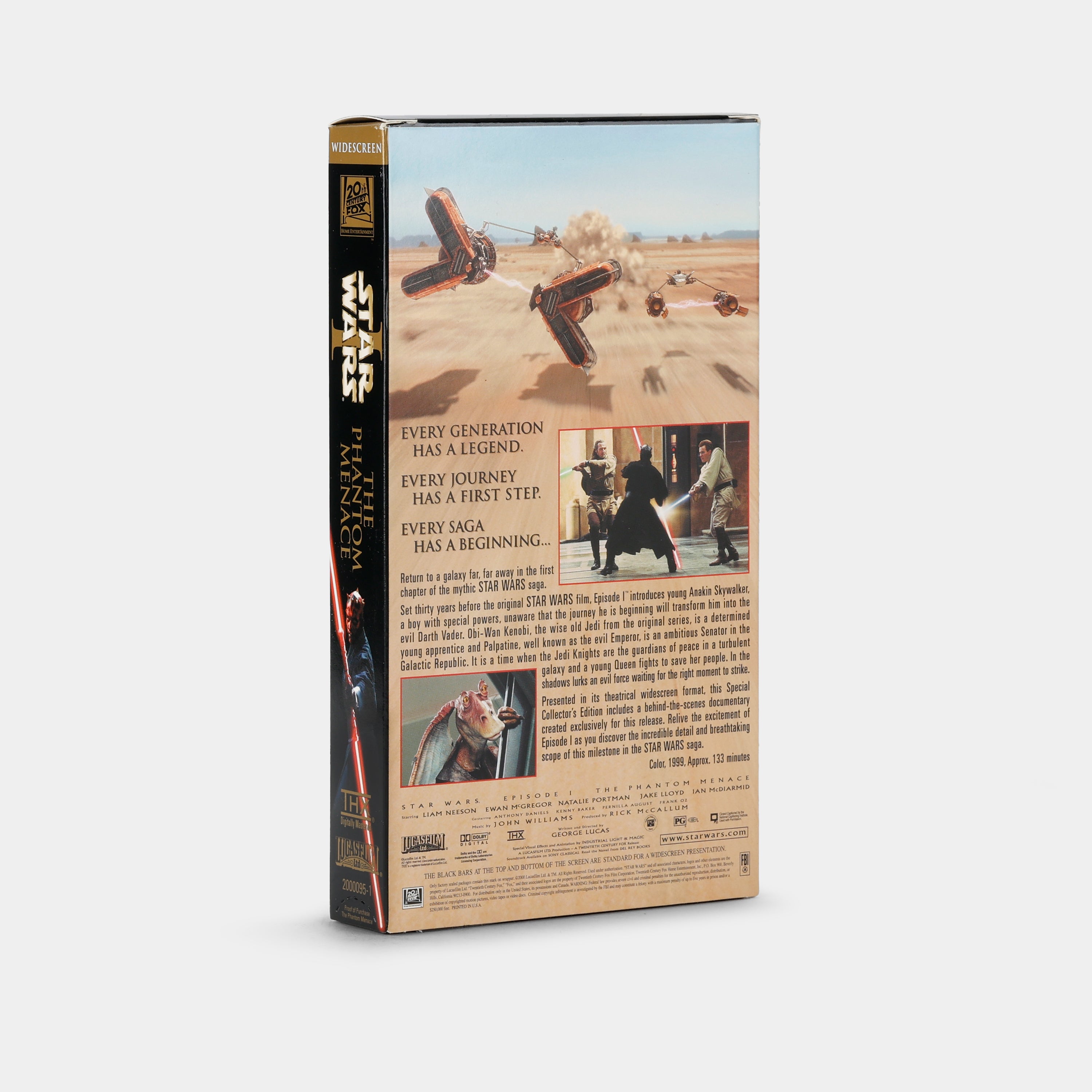 Star Wars: Episode I - The Phantom Menace (Widescreen Video Collector's Edition) VHS Tape