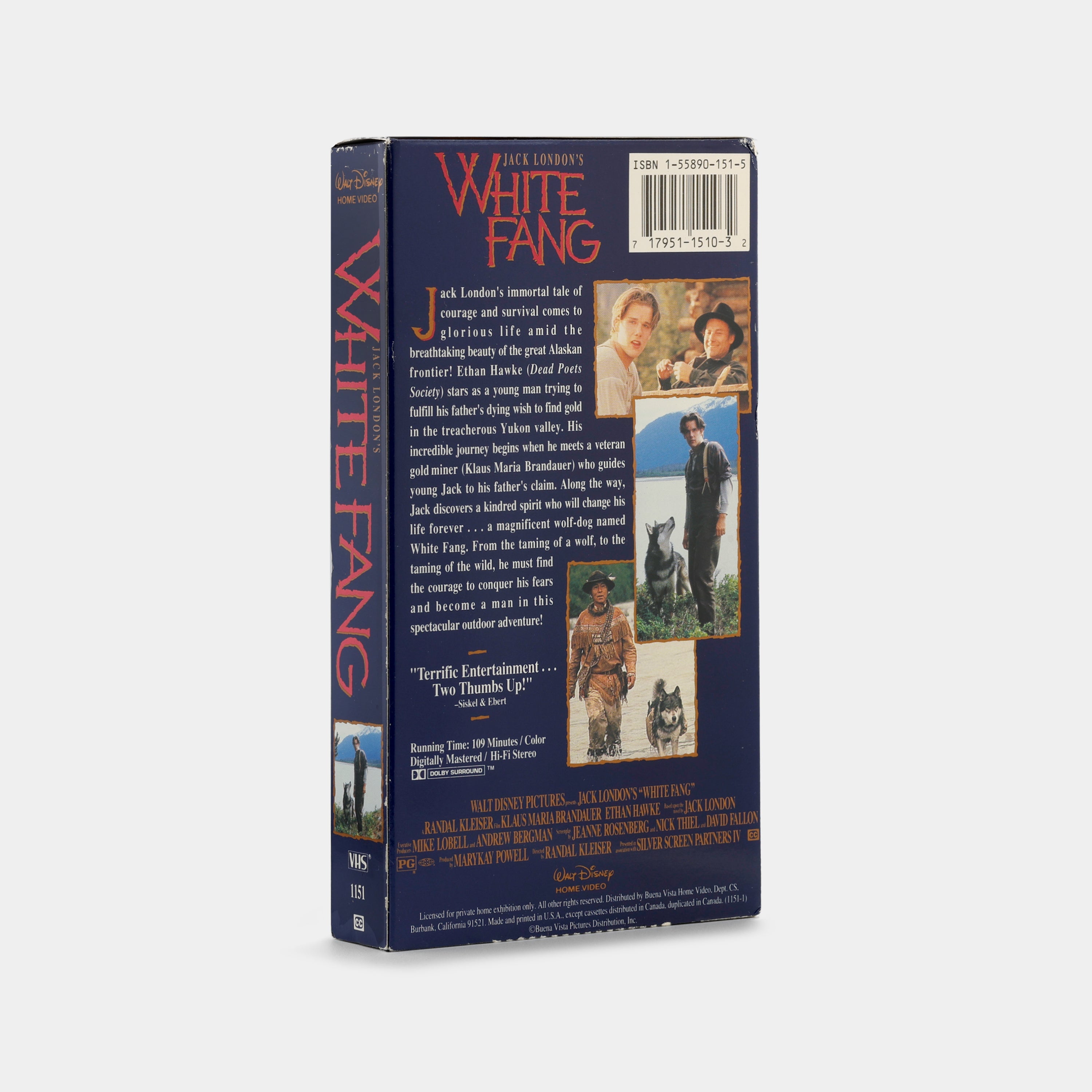 White Fang VHS Tape