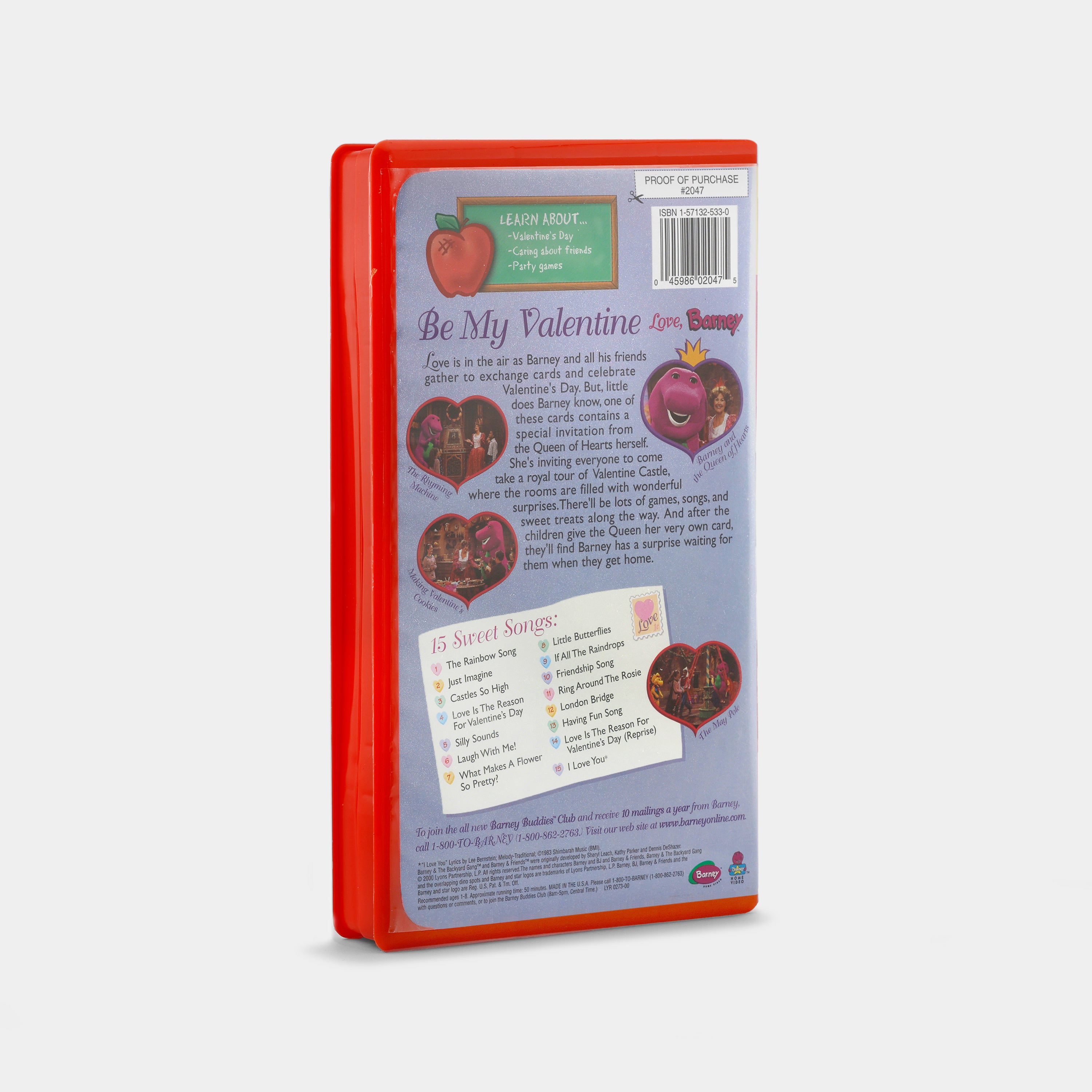 Be My Valentine, Love Barney VHS Tape