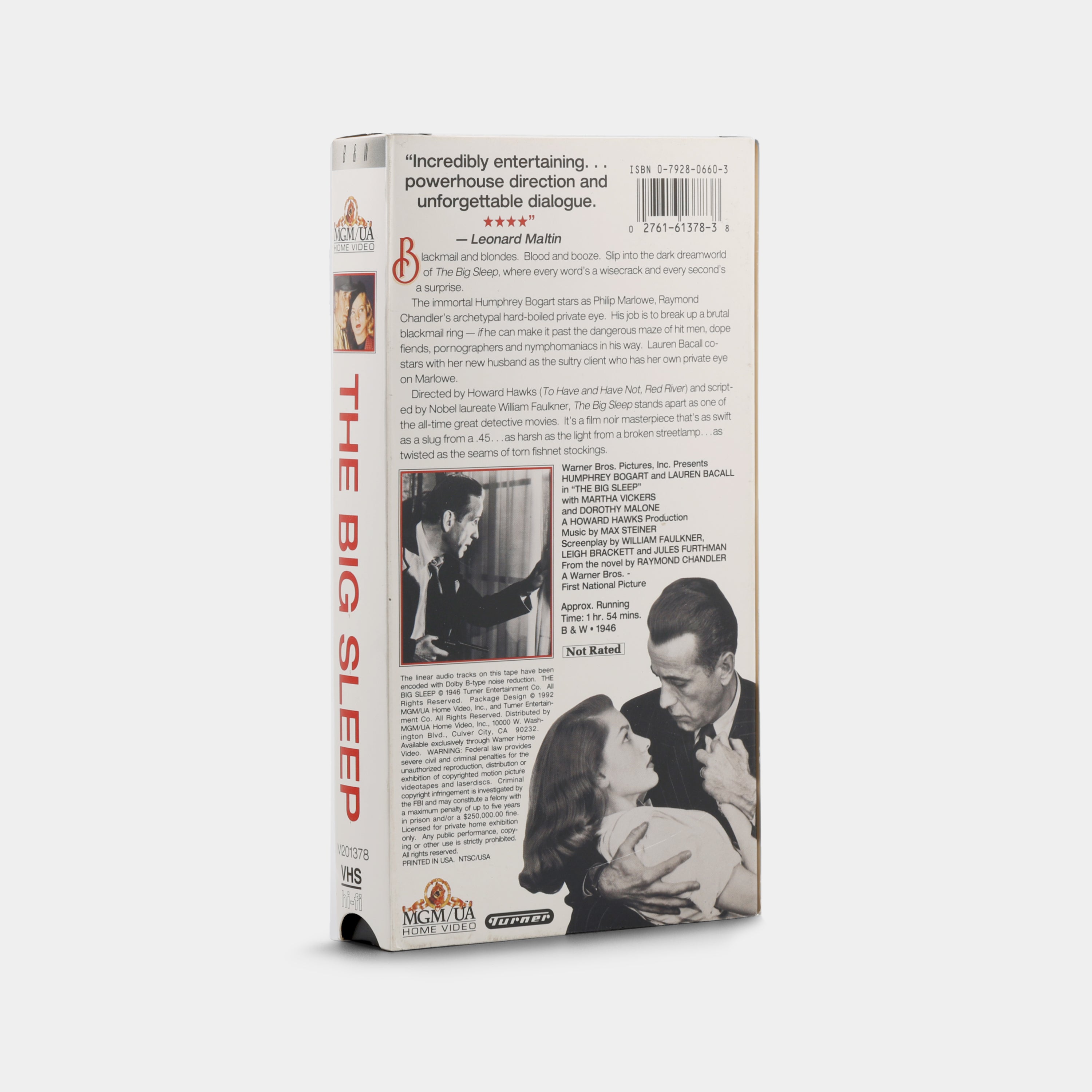 The Big Sleep VHS Tape