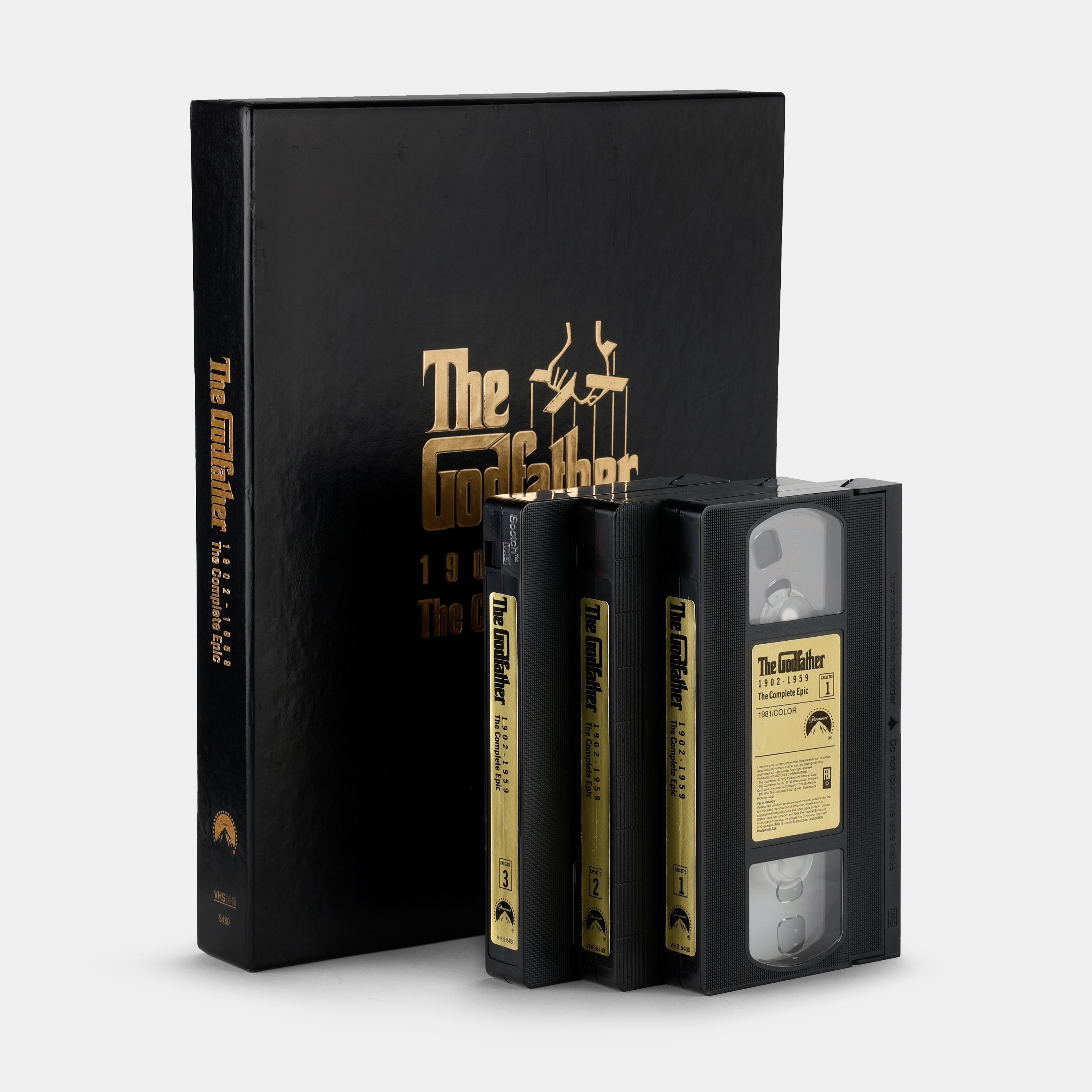 The Godfather 1902-1959: The Complete Epic VHS Tape Set