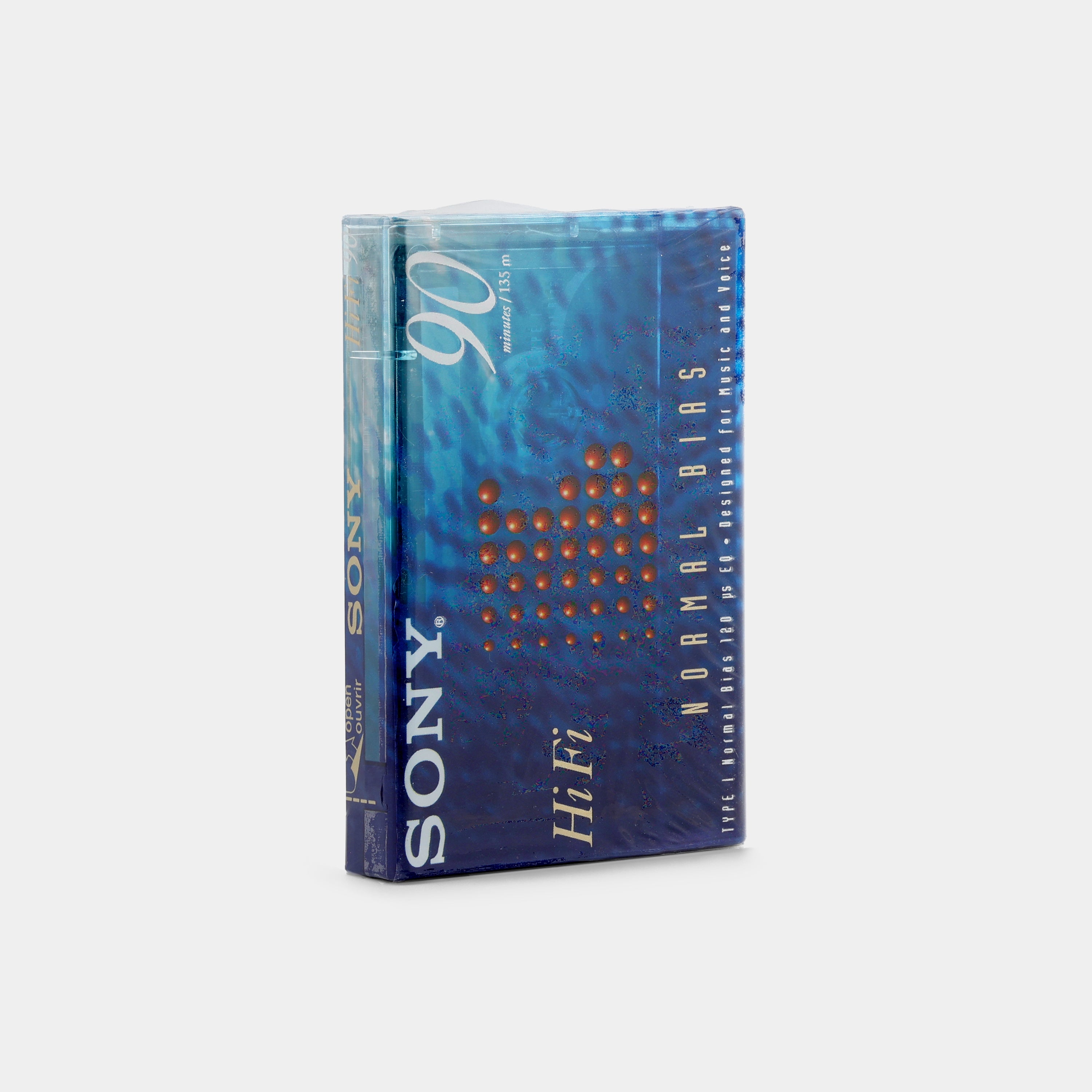 Sony HiFi 90 Type I 90 Min Blank Recordable Cassette Tape