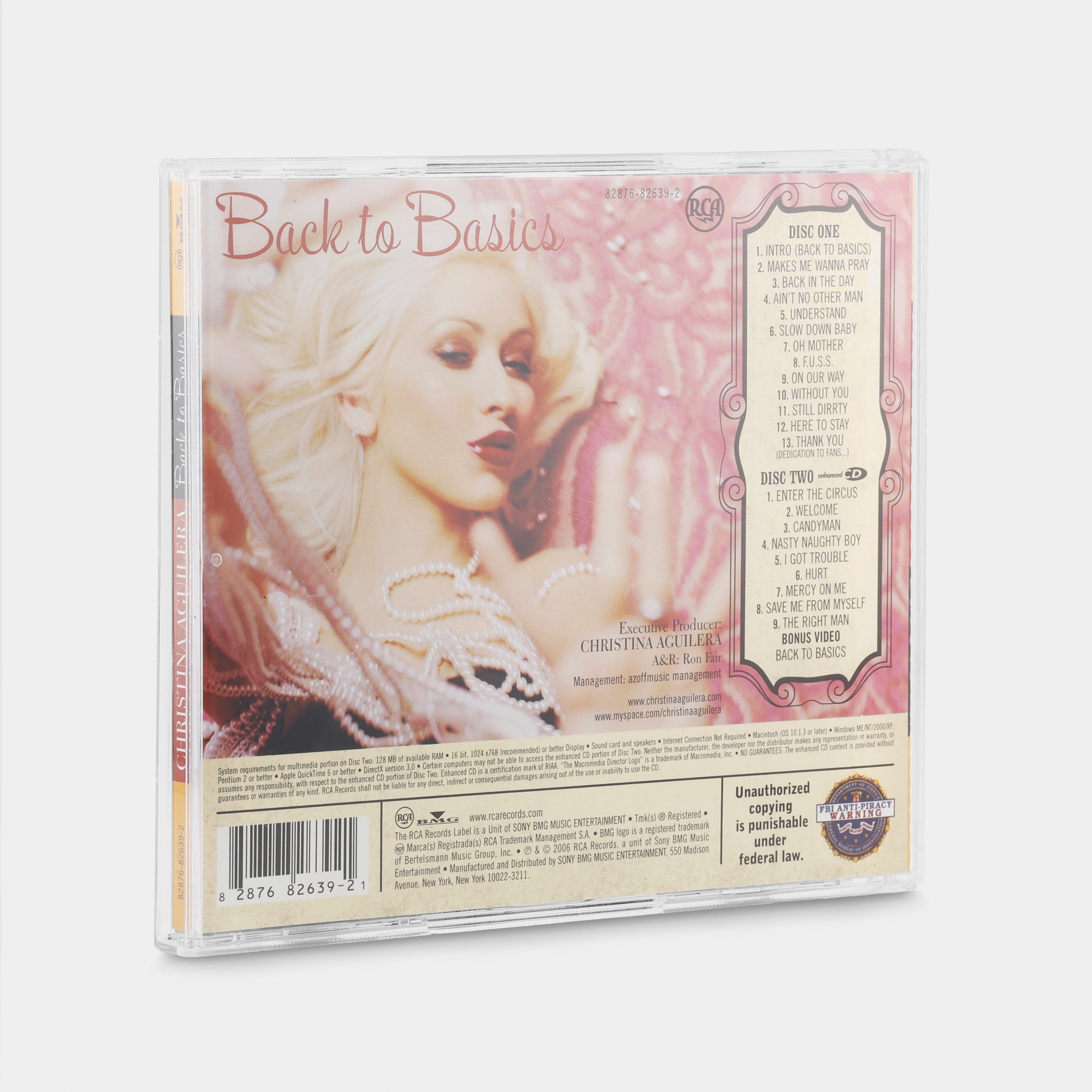 Christina Aguilera - Back to Basics CD