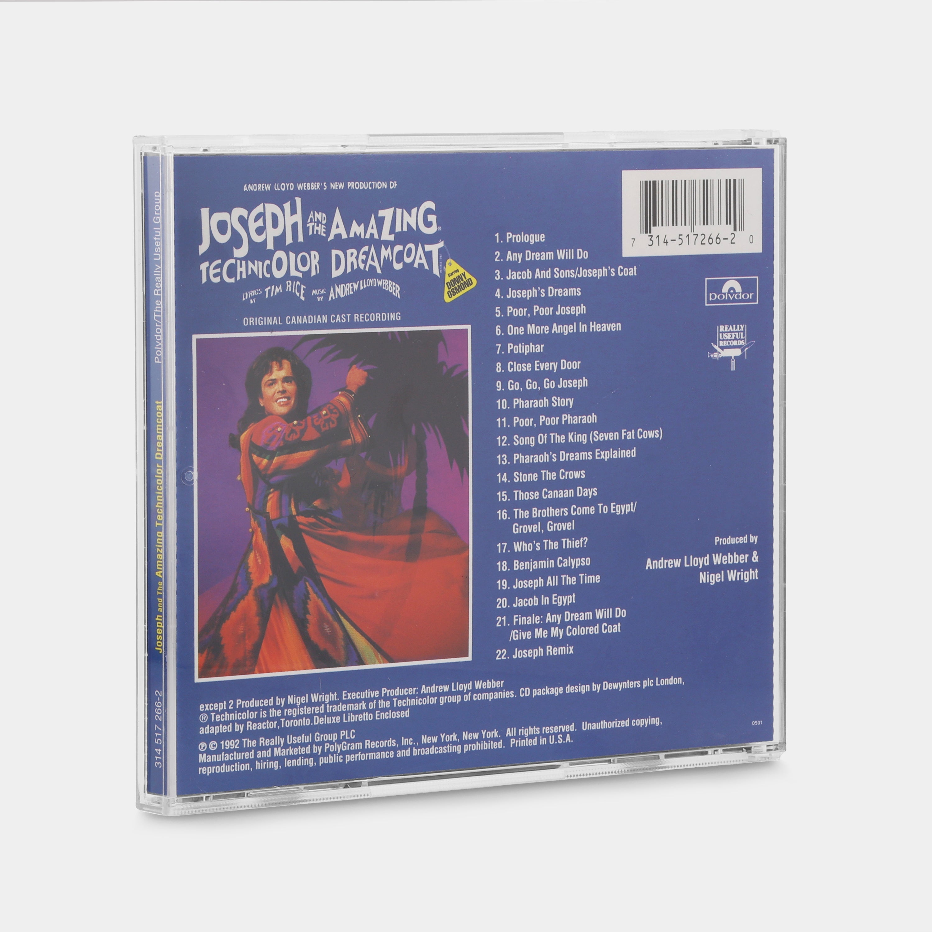 Andrew Lloyd Webber, Tim Rice - Joseph and the Amazing Technicolor Dreamcoat CD