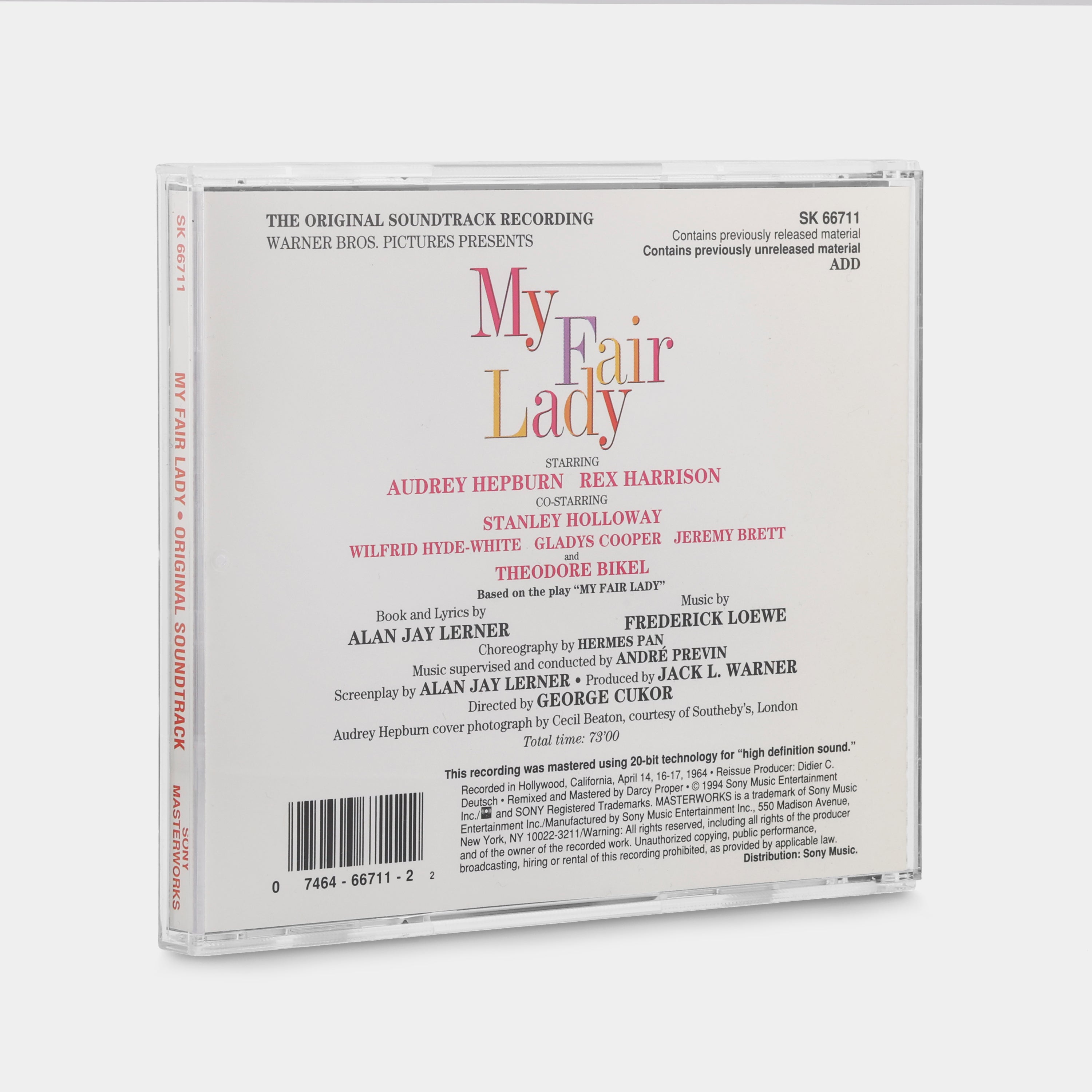 Audrey Hepburn & Rex Harrison - My Fair Lady (Original Soundtrack) CD