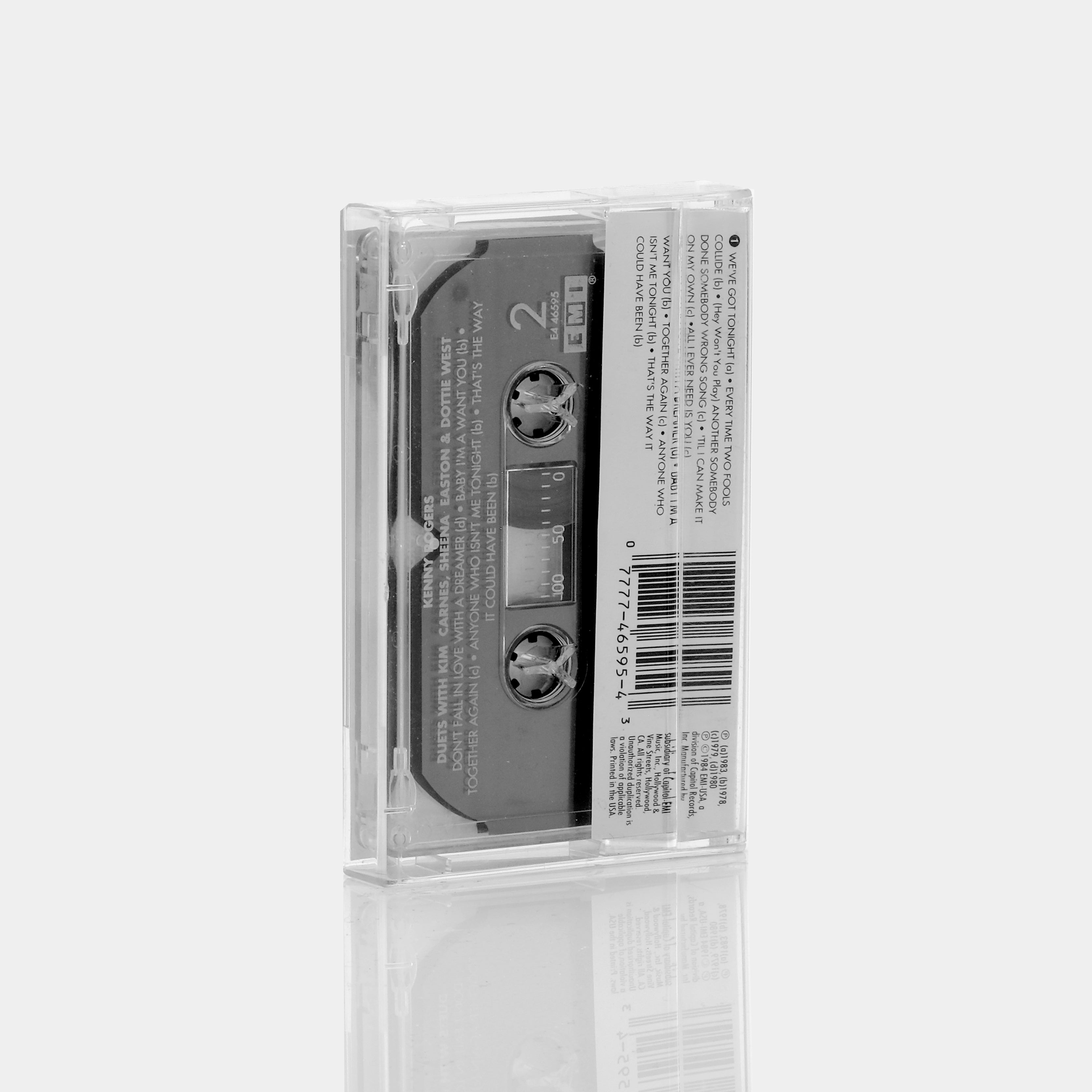 Kenny Rogers With Kim Carnes, Sheena Easton & Dottie West - Duets Cassette Tape