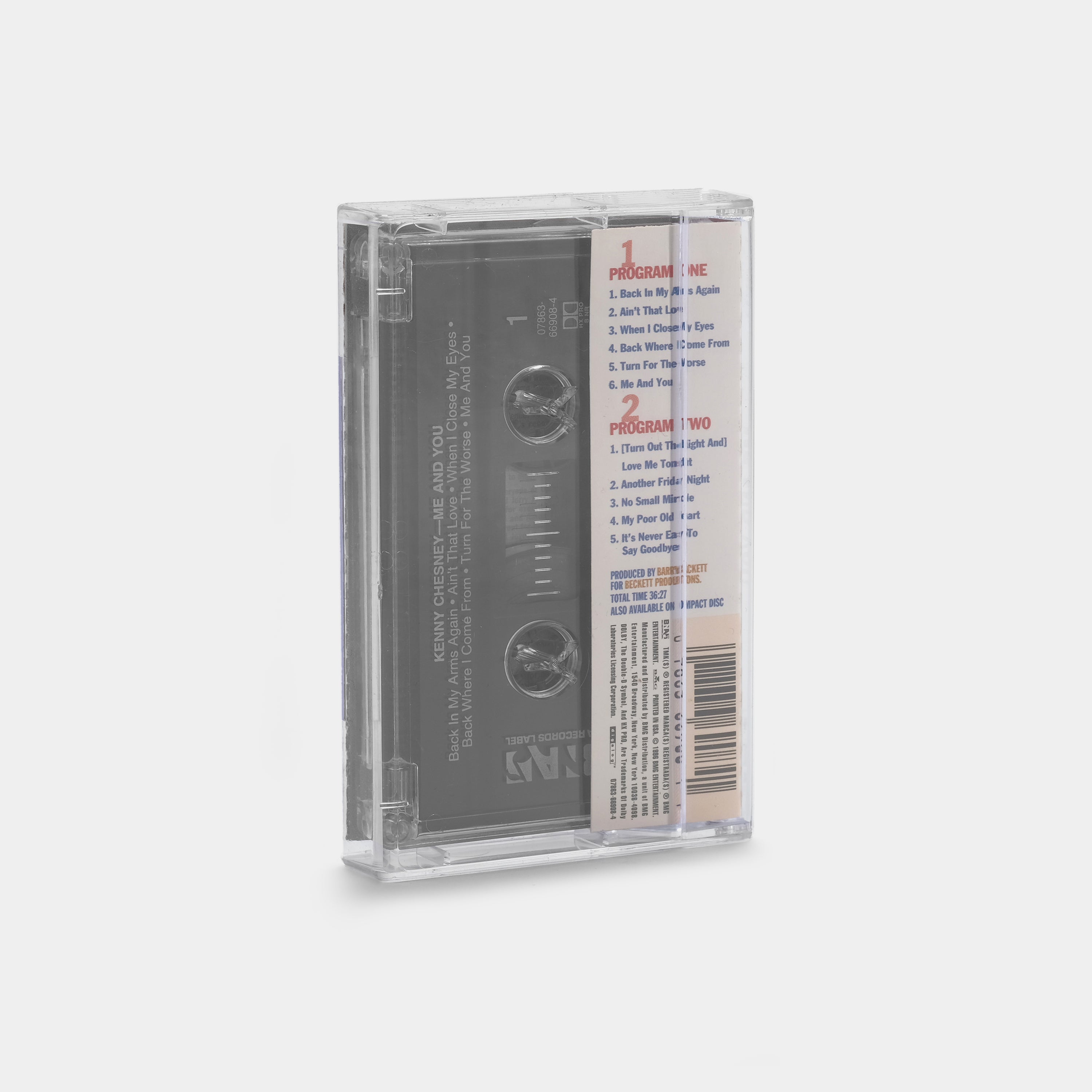 Kenny Chesney - Me and You Cassette Tape