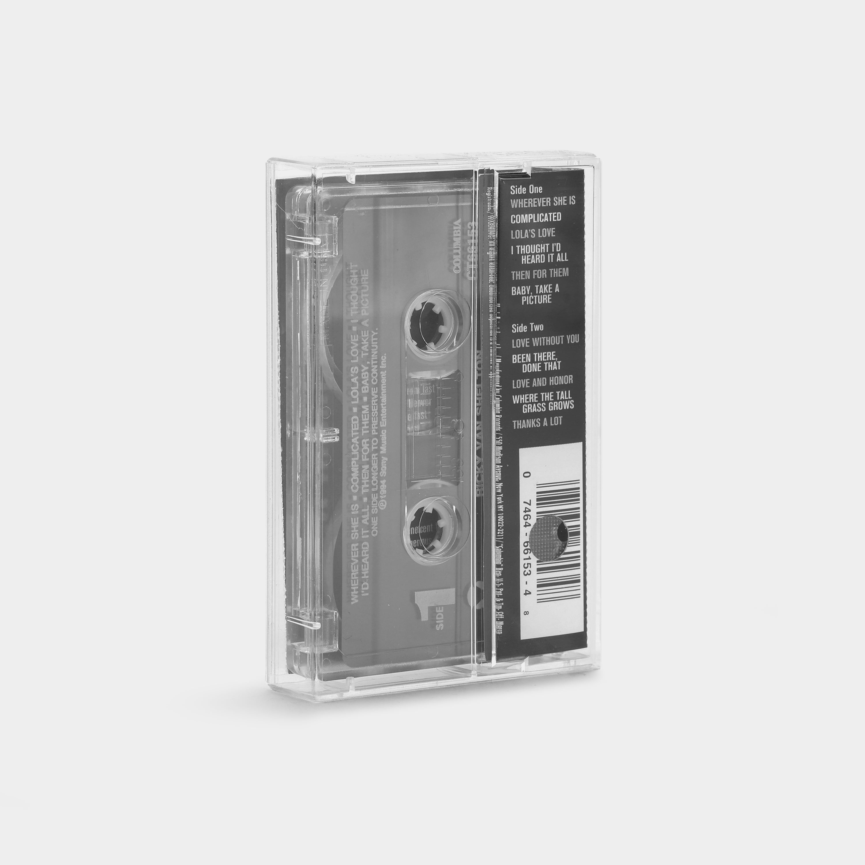 Ricky Van Shelton - Love And Honor Cassette Tape