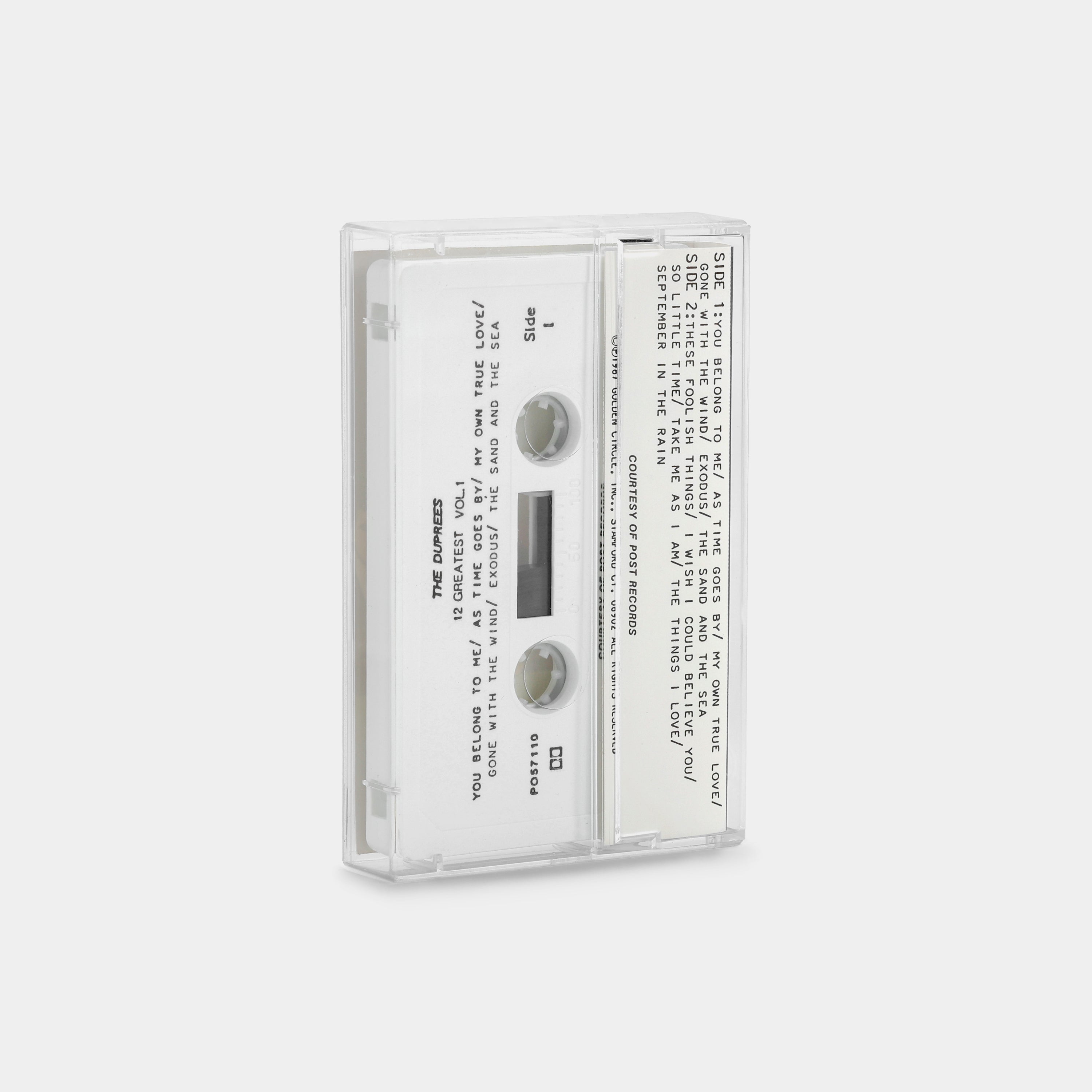 The Duprees - 12 Greatest Vol. 1 Cassette Tape