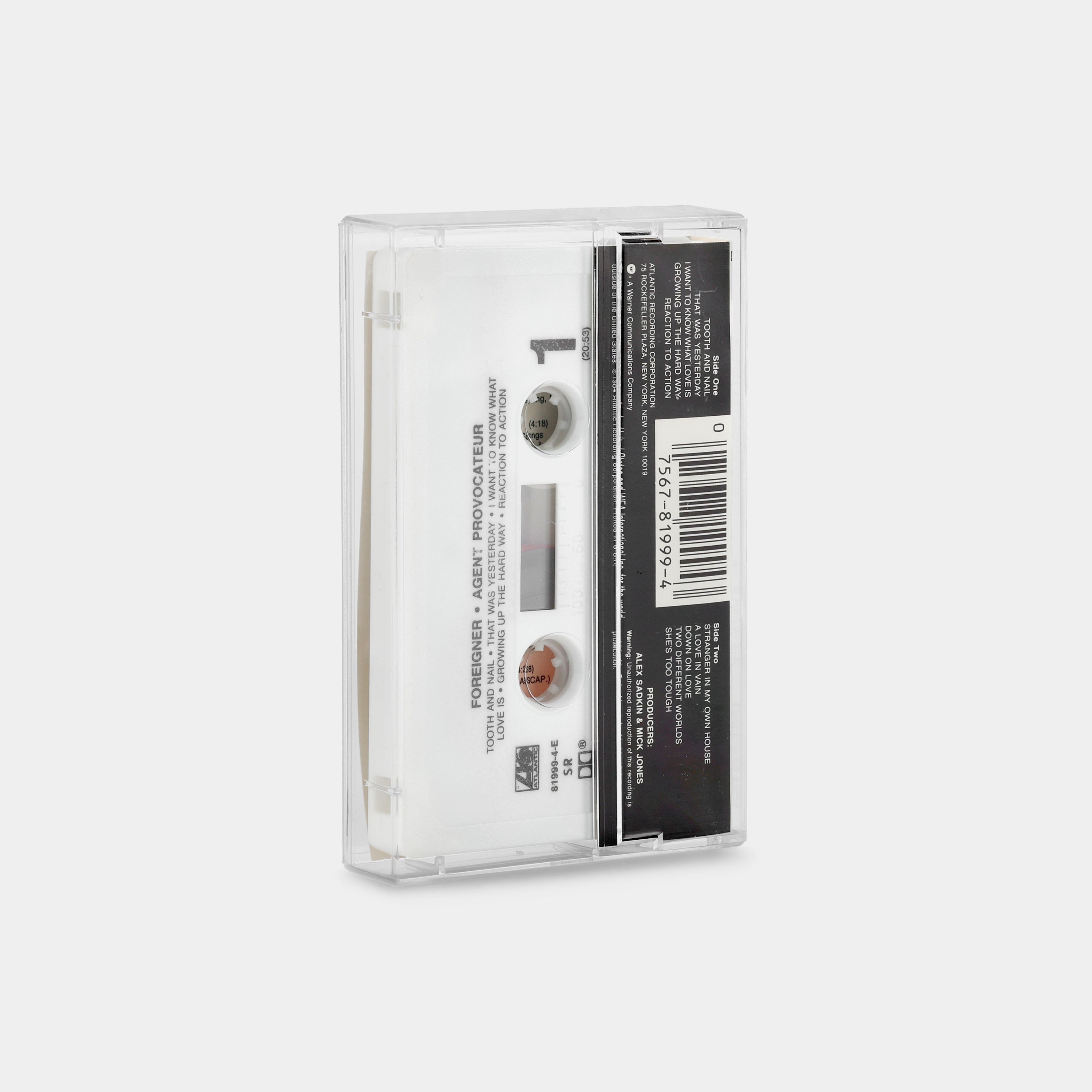 Foreigner - Agent Provocateur Cassette Tape