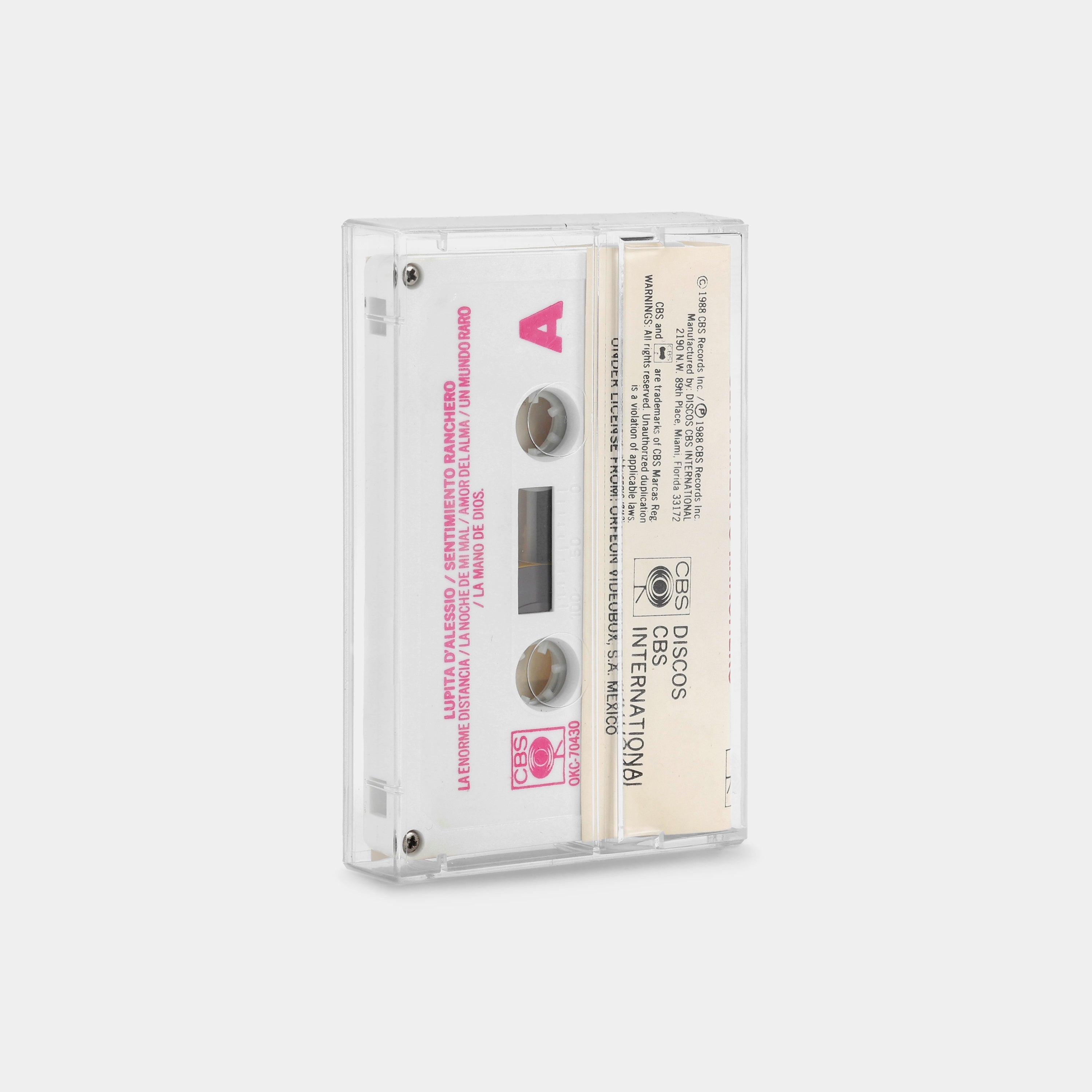 Lupita D'Alessio - Sentimiento Ranchero Cassette Tape