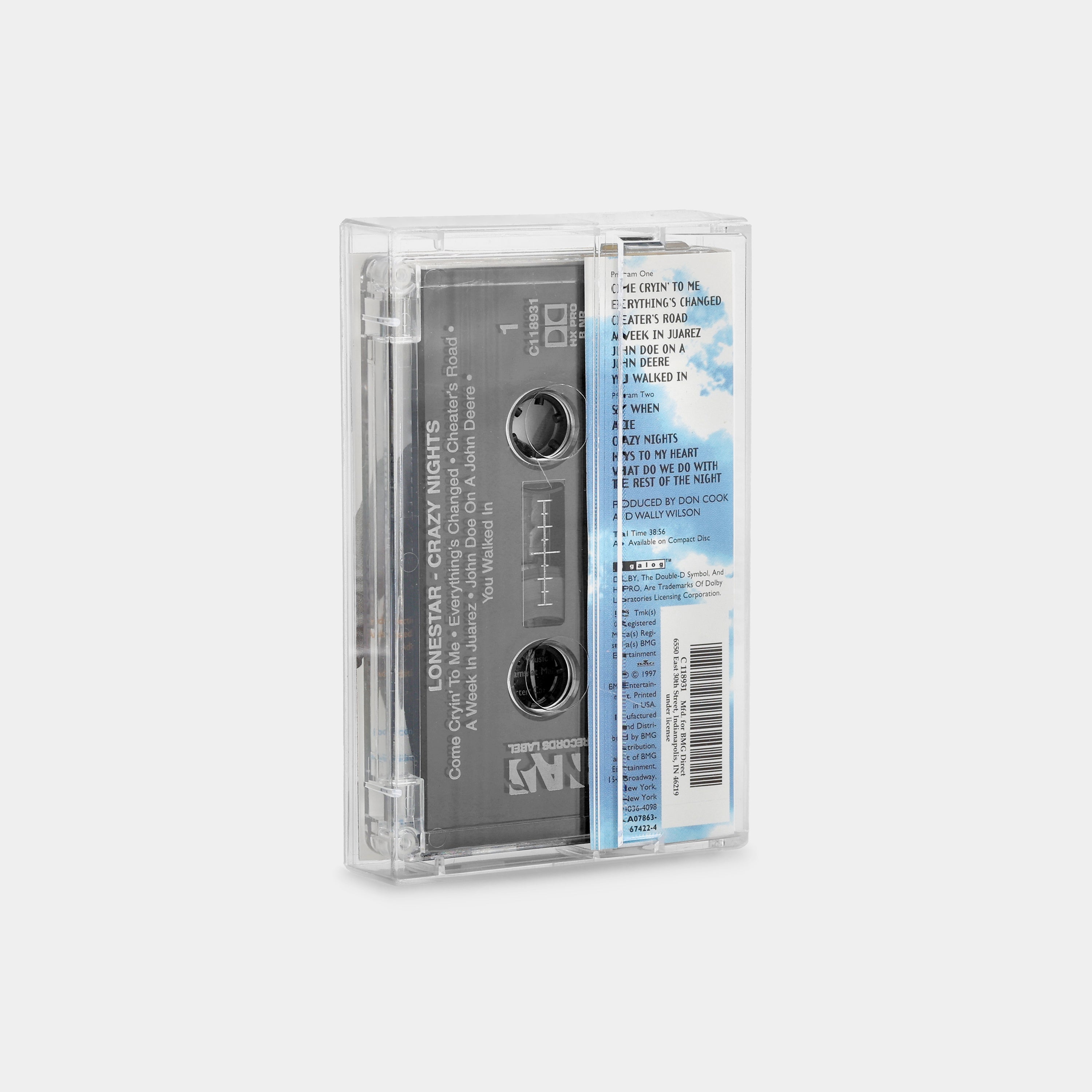 Lonestar - Crazy Nights Cassette Tape