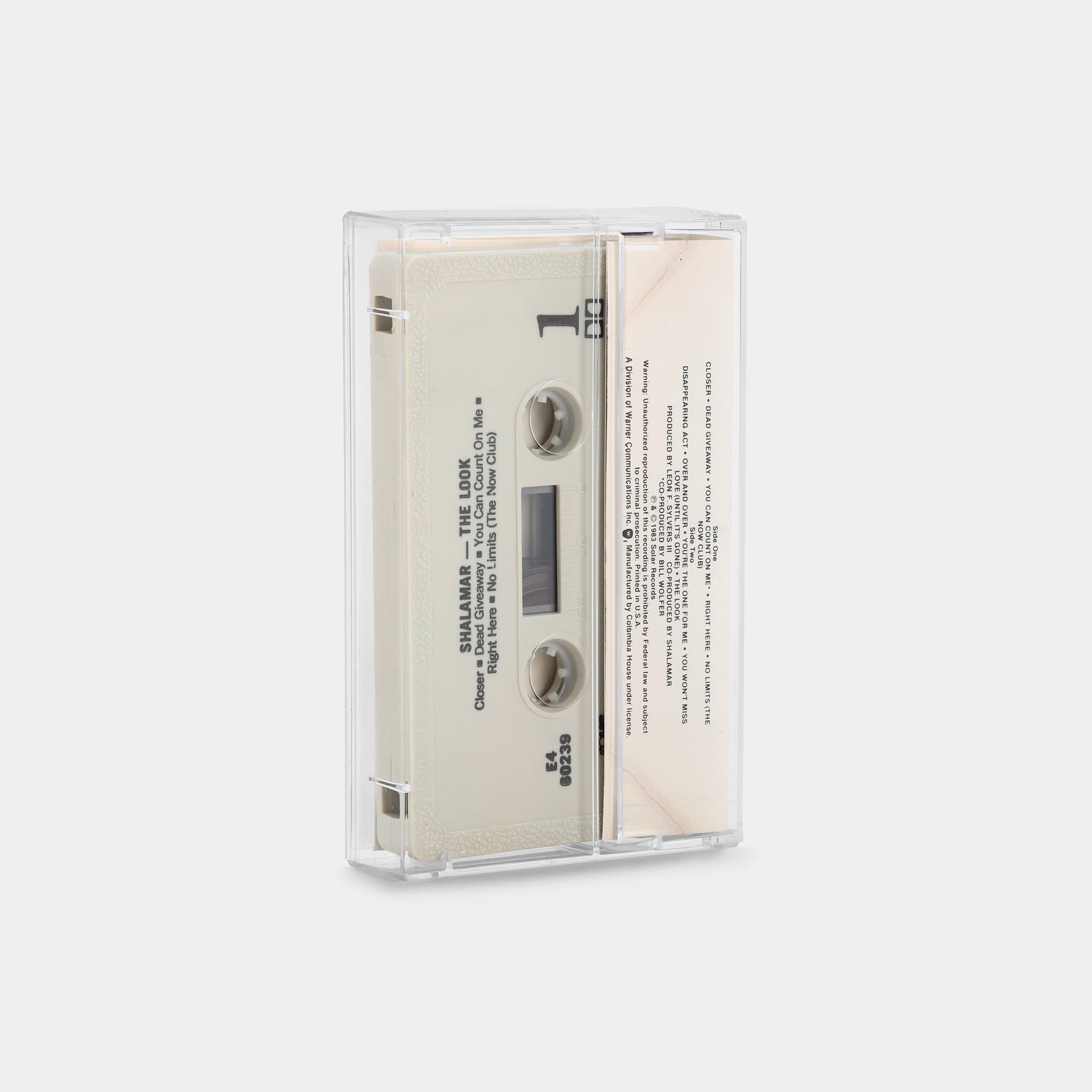 Shalamar - The Look Cassette Tape