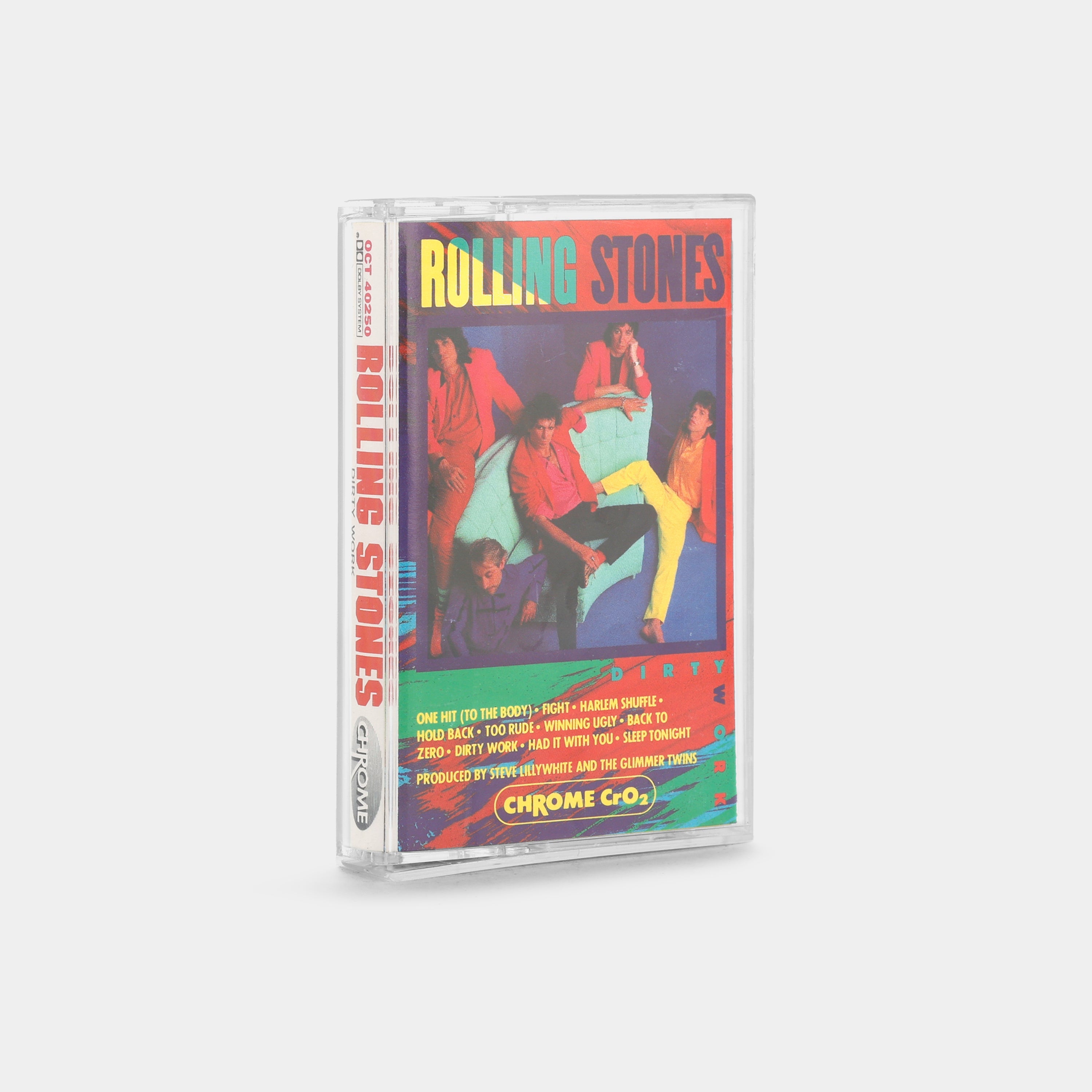 Rolling Stones - Dirty Work Cassette Tape