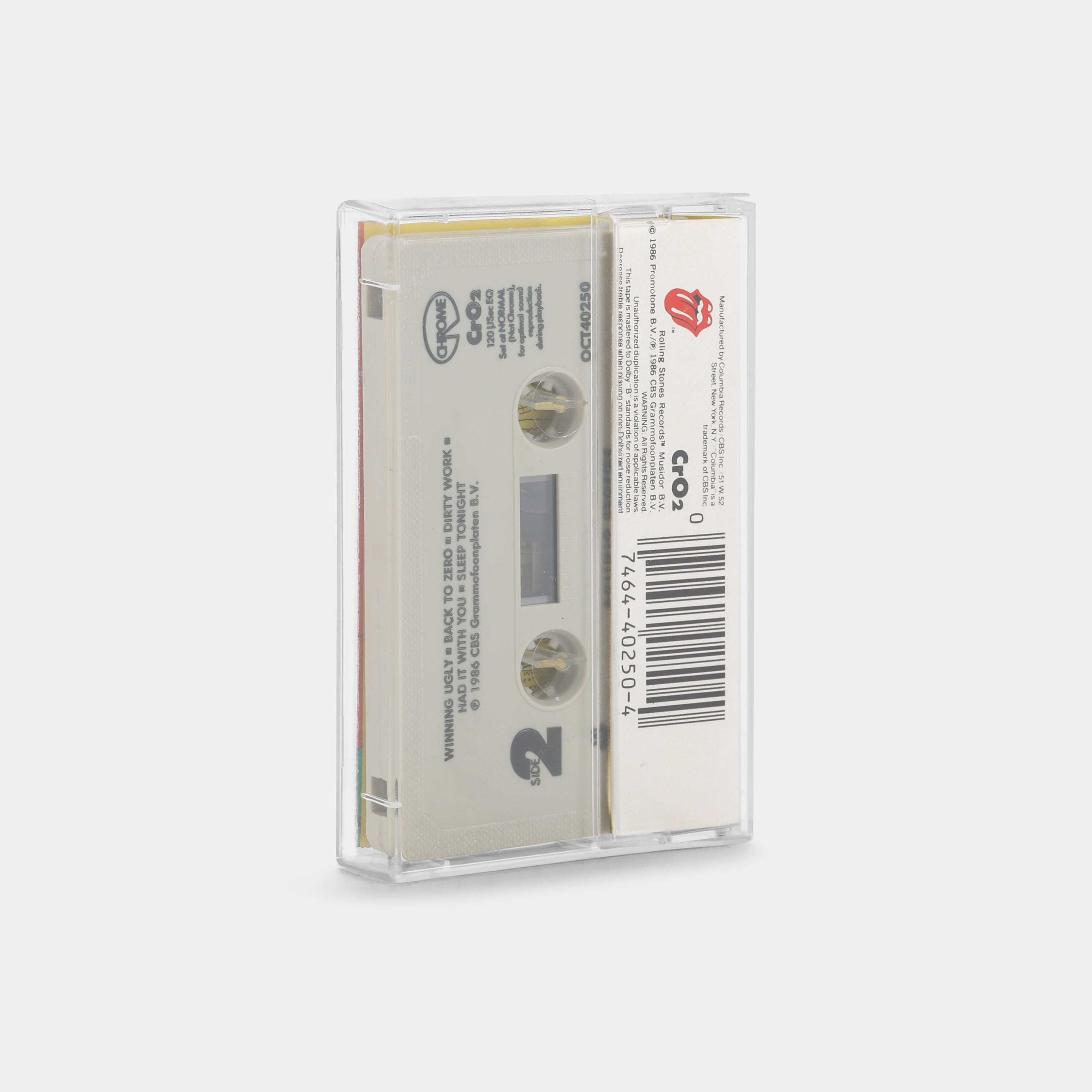 Rolling Stones - Dirty Work Cassette Tape