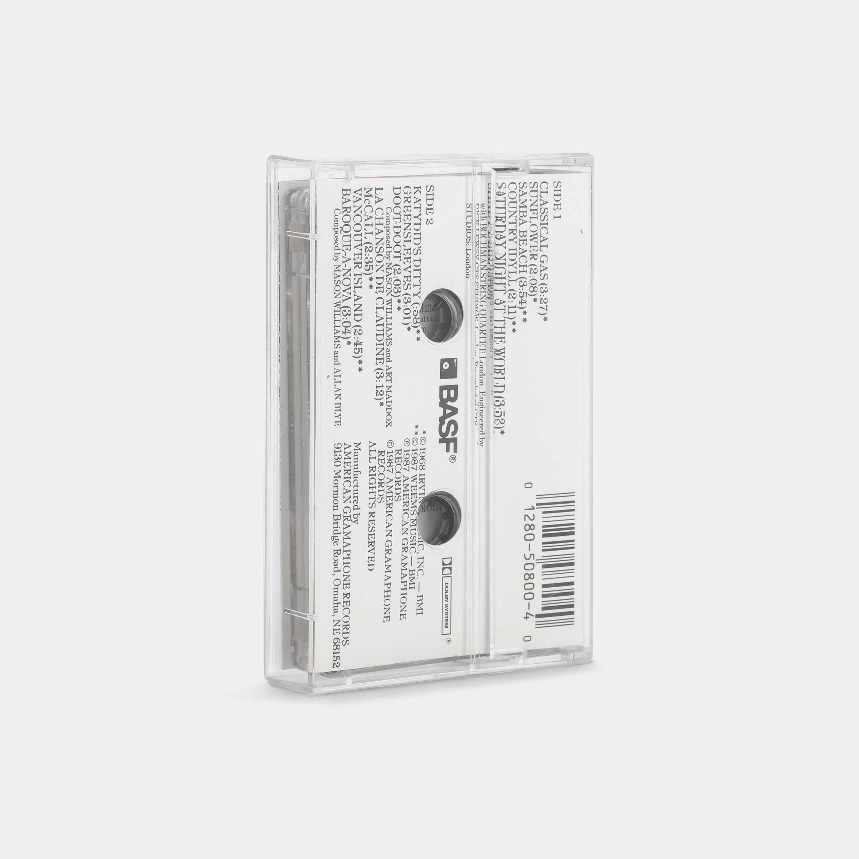 Mason Williams & Mannheim Steamroller - Classical Gas Cassette Tape