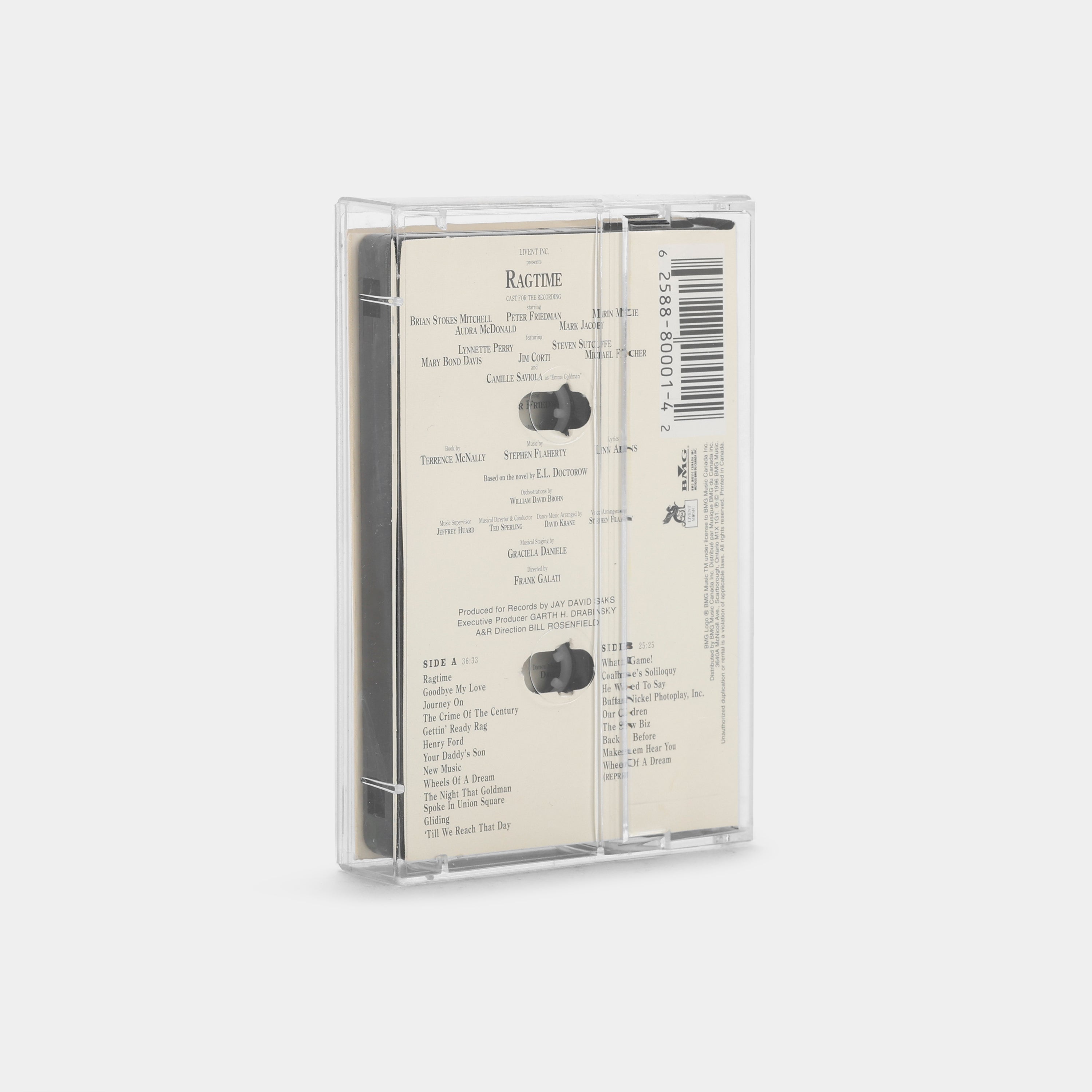 Lynn Ahrens & Stephen Flaherty - Songs From Ragtime The Musical Cassette Tape
