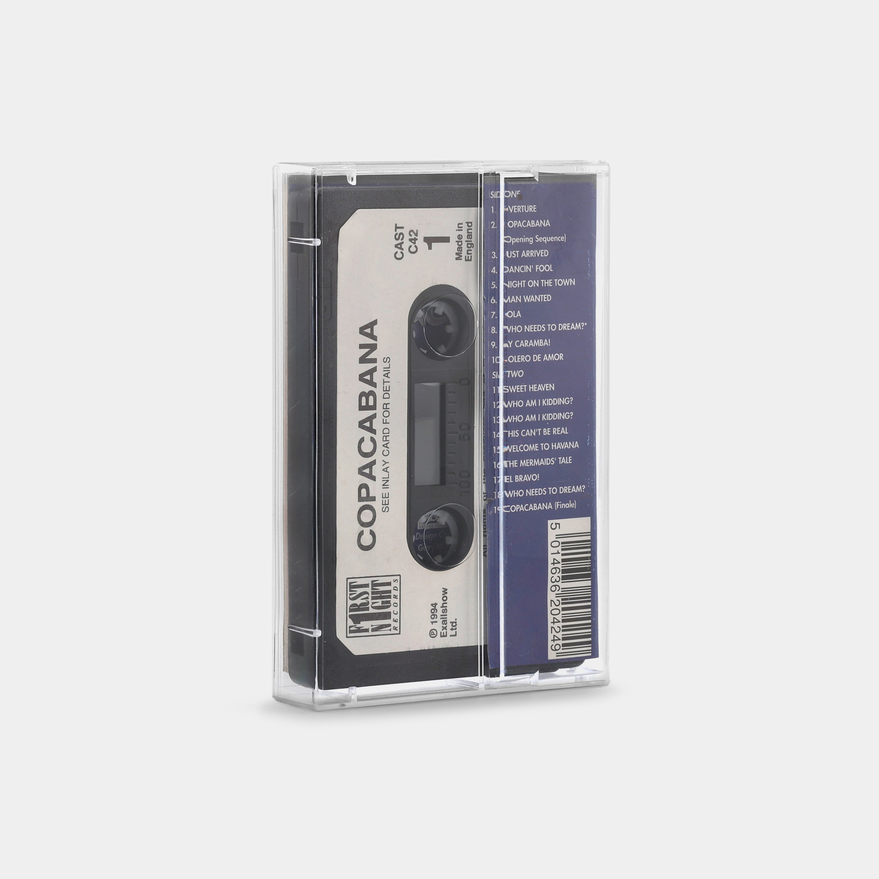 Barry Manilow, Bruce Sussman, Jack Feldman - Barry Manilow's 'Copacabana' (Original London Cast Recording) Cassette Tape
