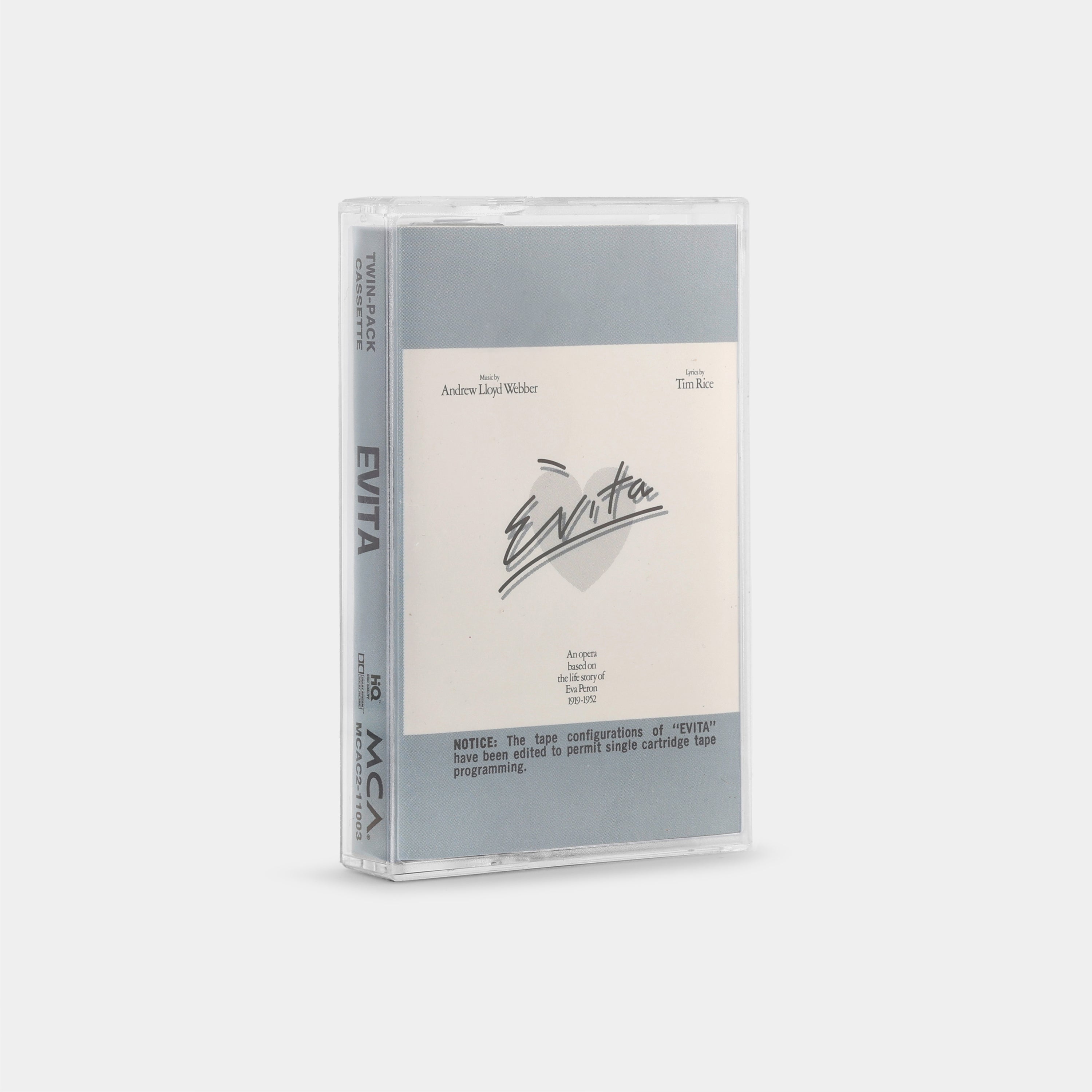 Andrew Lloyd Webber And Tim Rice - Evita Cassette Tape