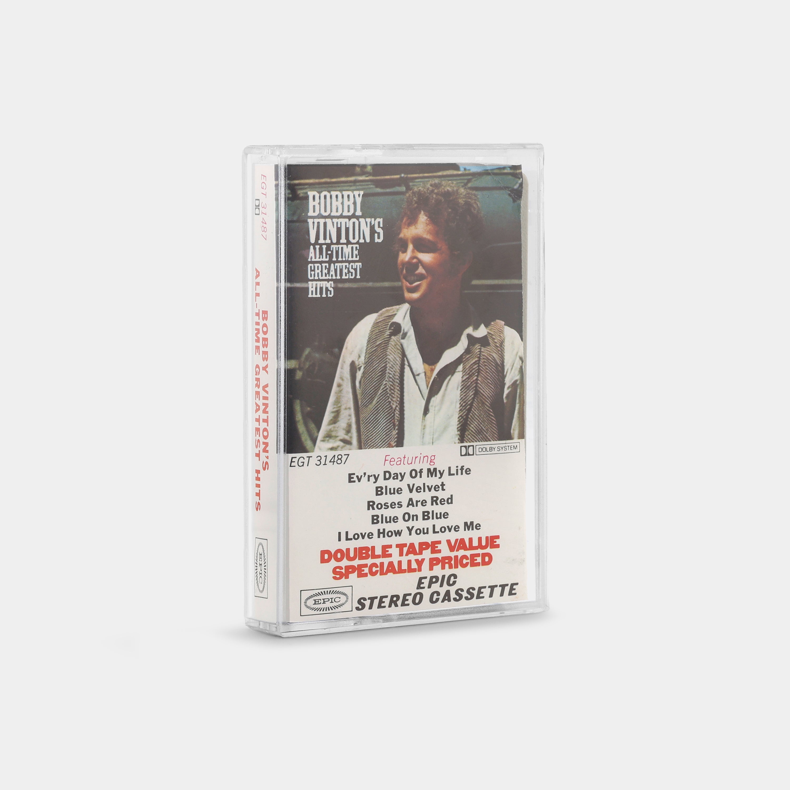 Bobby Vinton's All-Time Greatest Hits Cassette Tape
