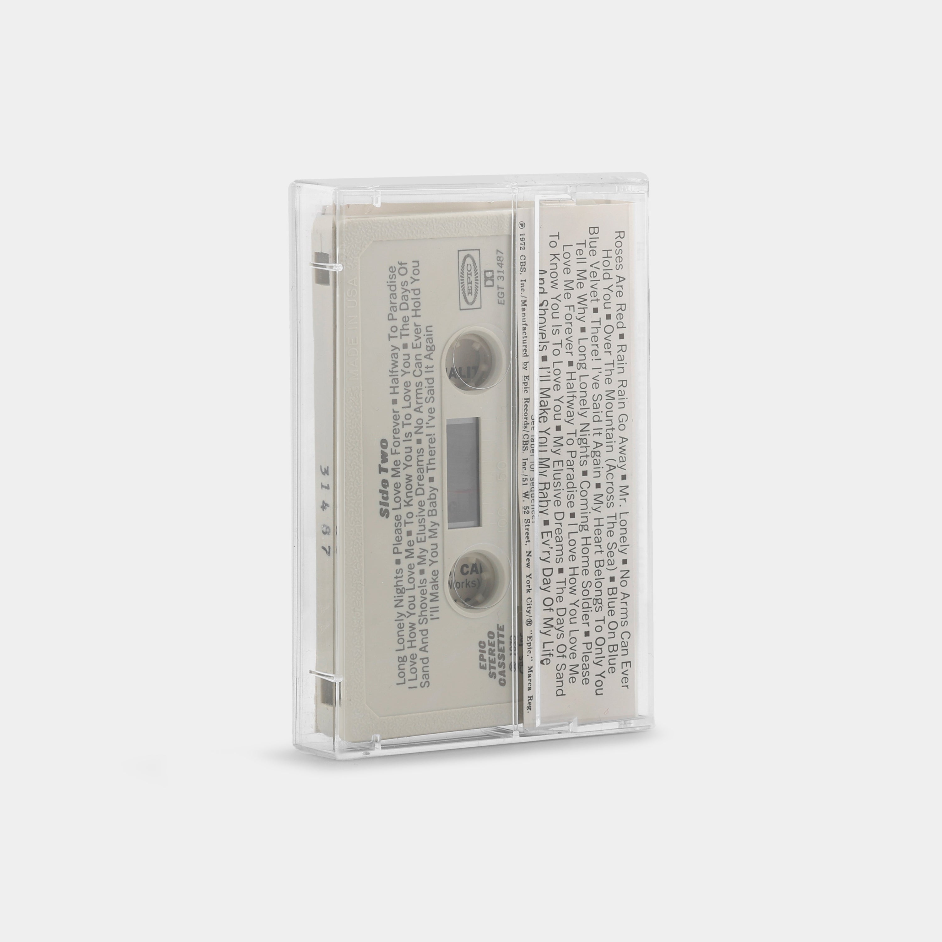 Bobby Vinton's All-Time Greatest Hits Cassette Tape