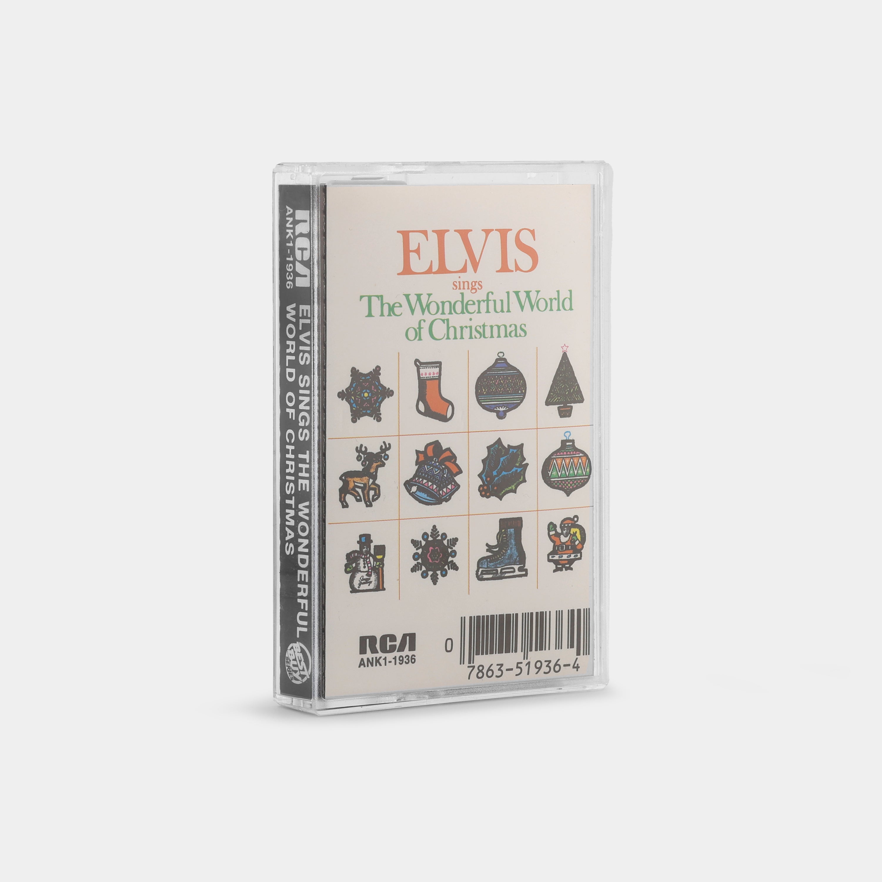 Elvis Presley - Elvis Sings The Wonderful World Of Christmas Cassette Tape