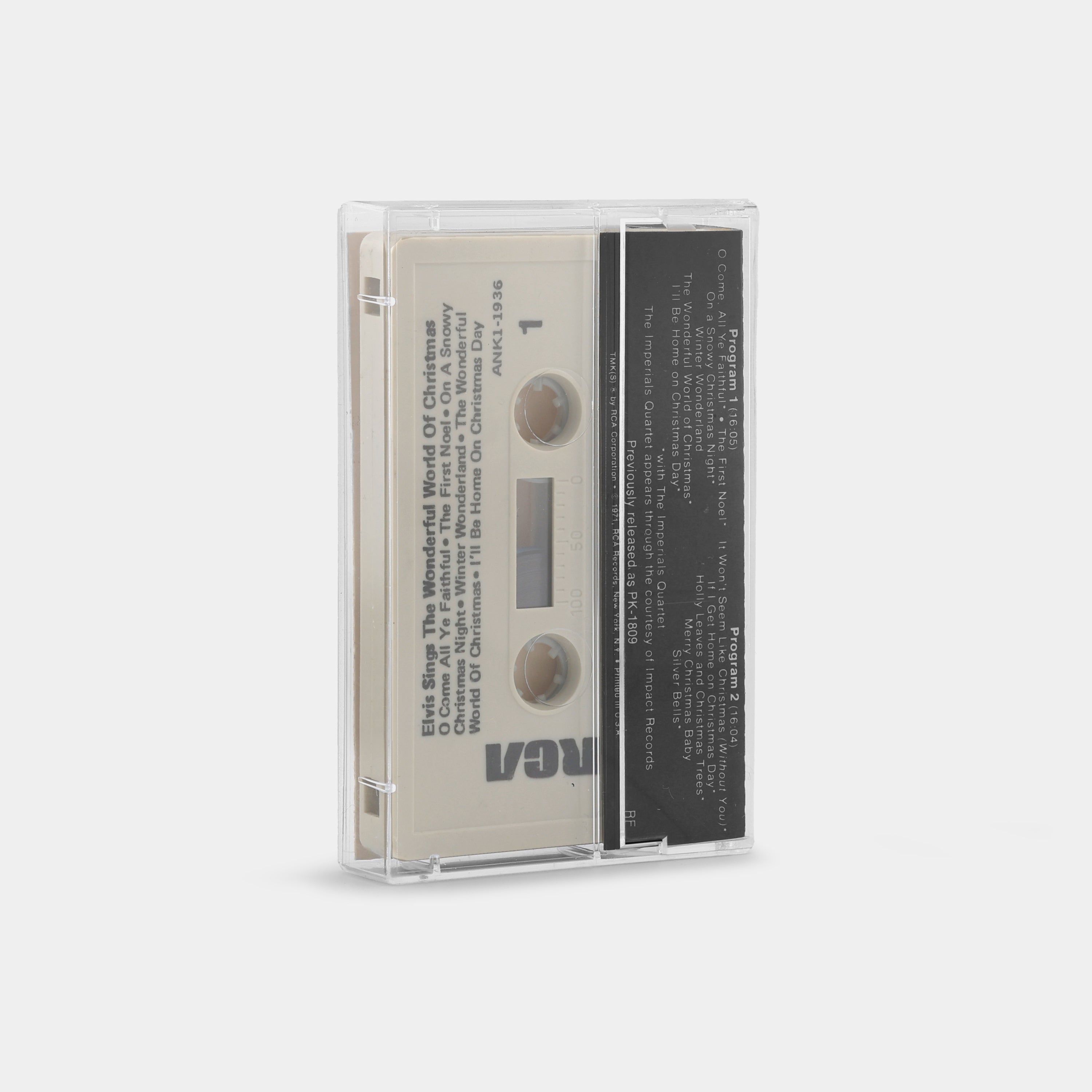 Elvis Presley - Elvis Sings The Wonderful World Of Christmas Cassette Tape