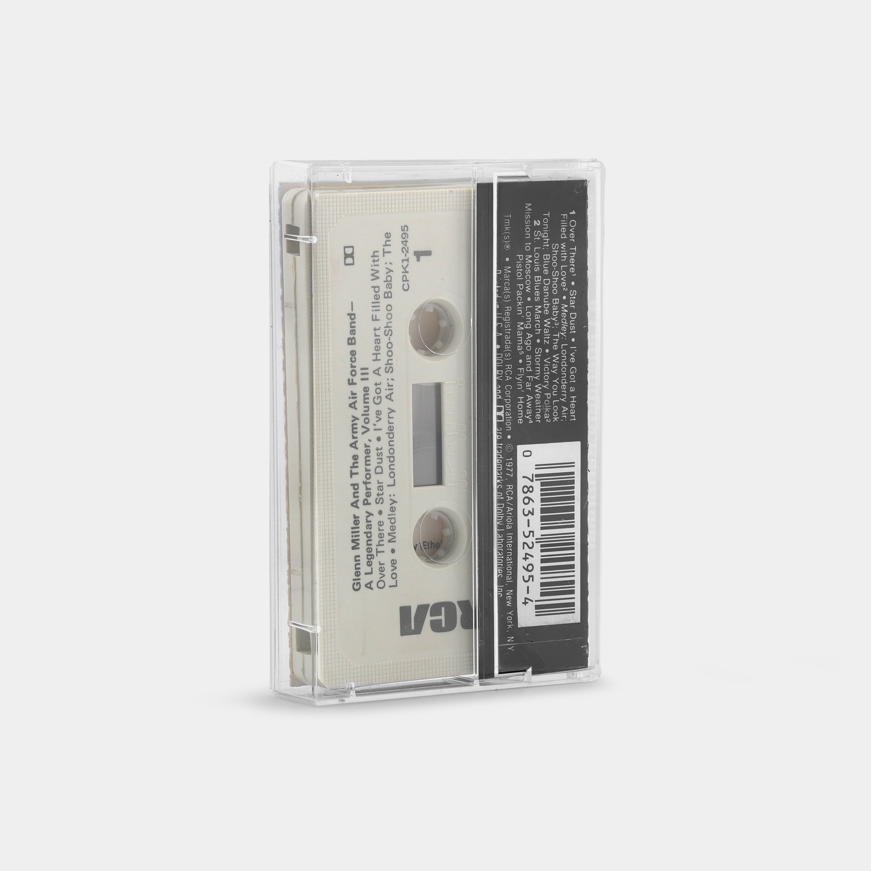 Glenn Miller And The Army Air Force Band - A Legendary Performer Volume 3 Cassette Tape