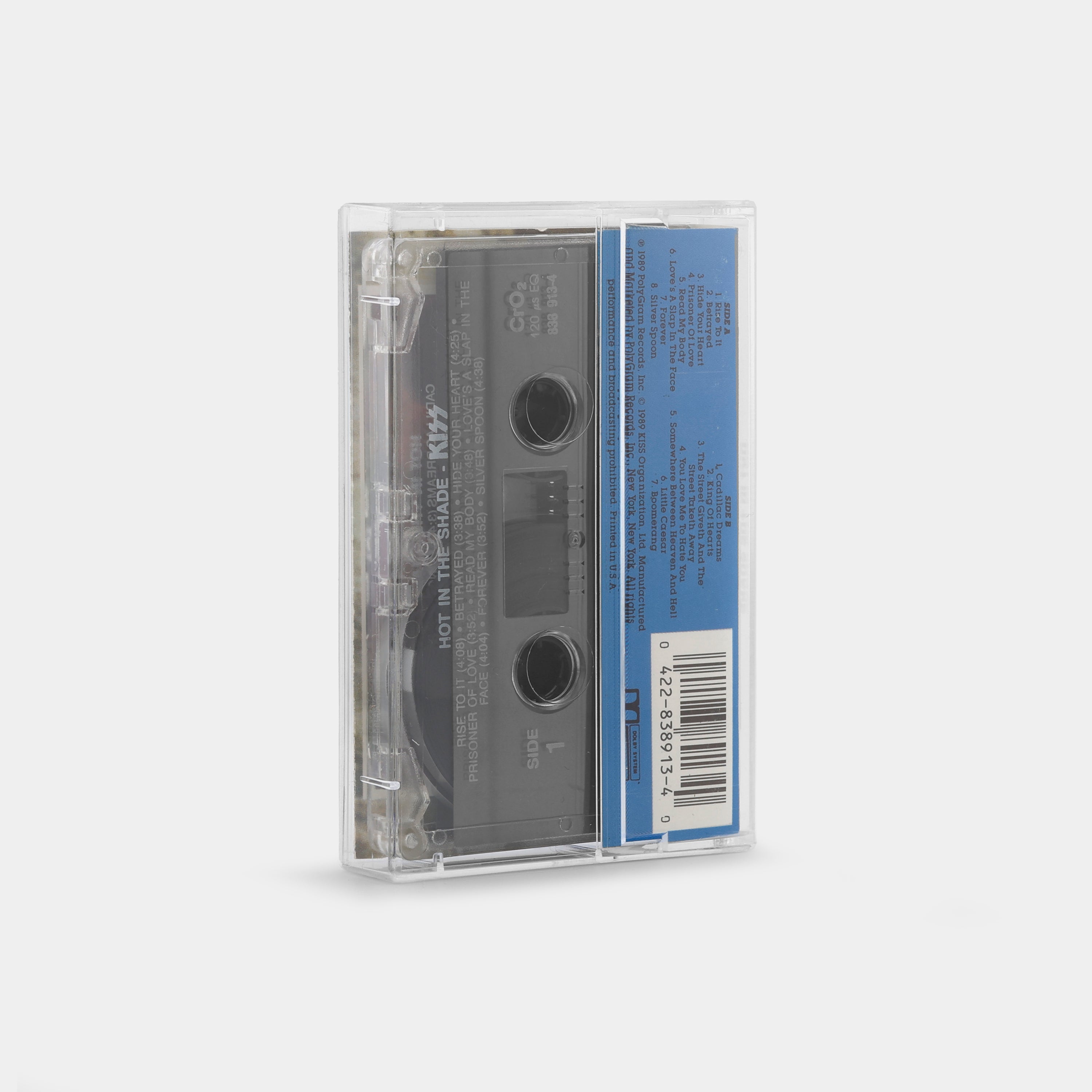Kiss - Hot In The Shade Cassette Tape