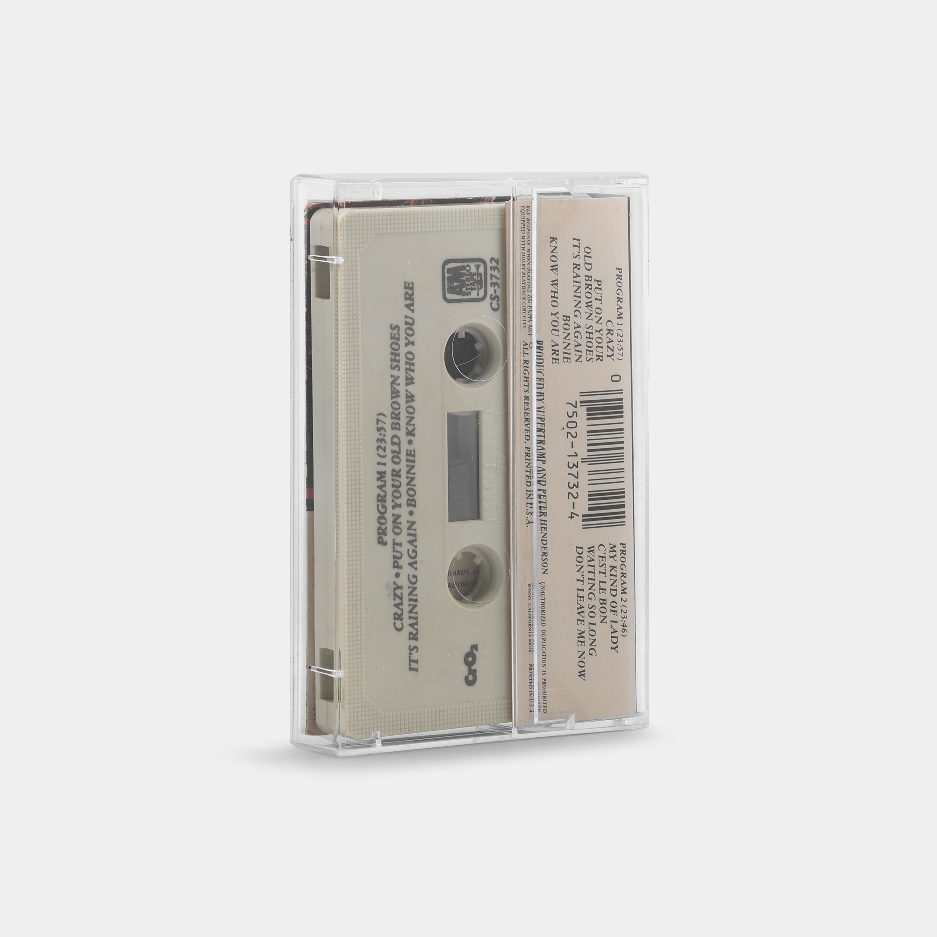 Supertramp -  "...Famous Last Words..." Cassette Tape