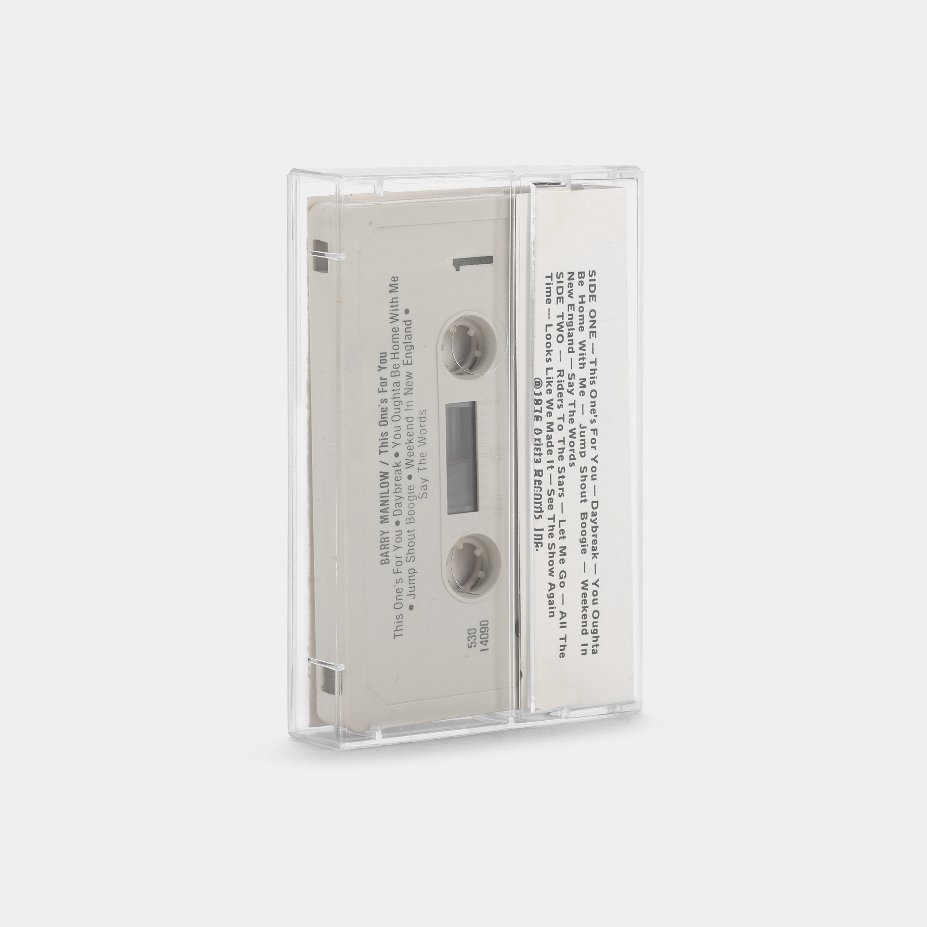 Barry Manilow - This One's For You Cassette Tape