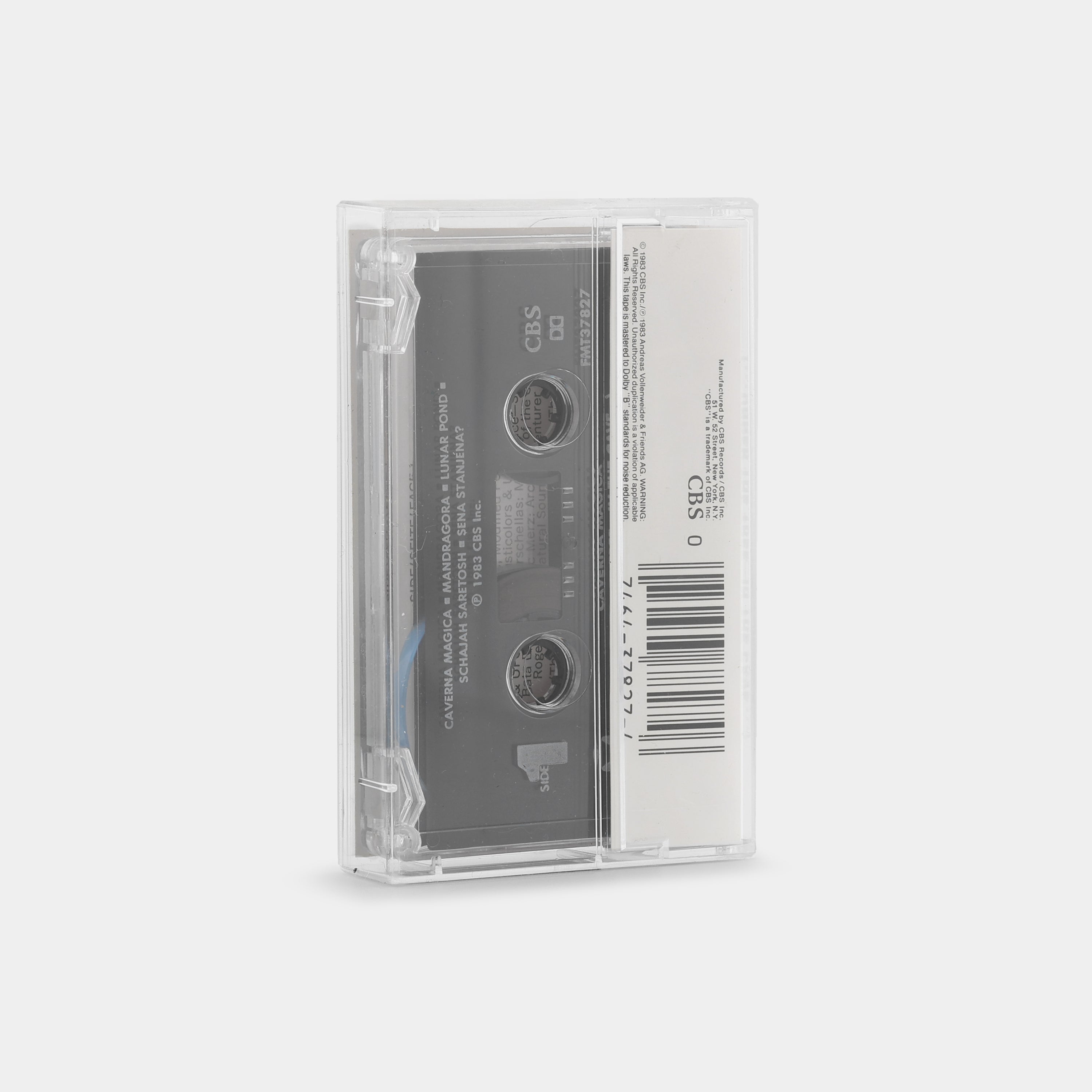 Andreas Vollenweider - Caverna Magica (...Under The Tree - In The Cave...) Cassette Tape