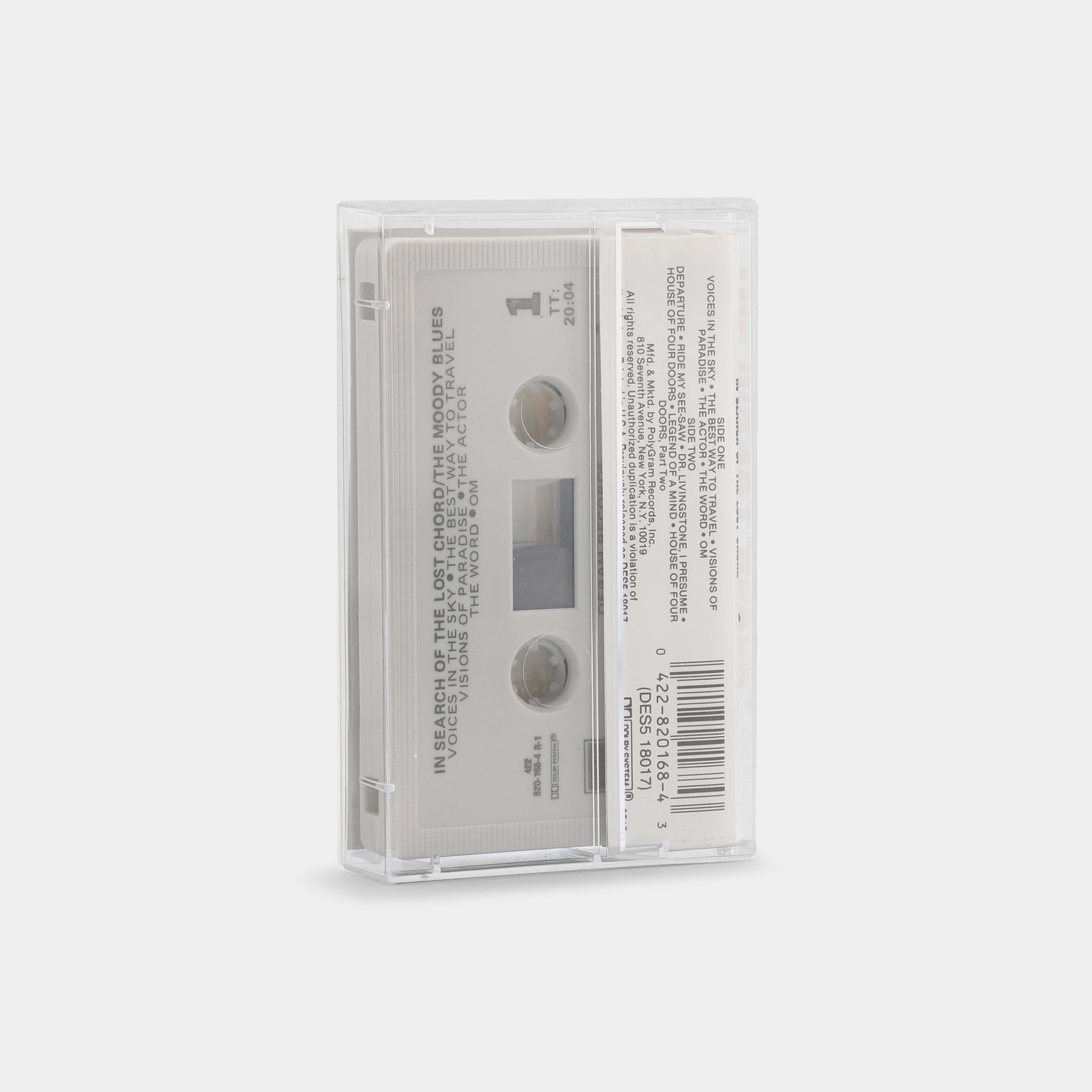 Moody Blues - In Search of the Lost Chord Cassette Tape
