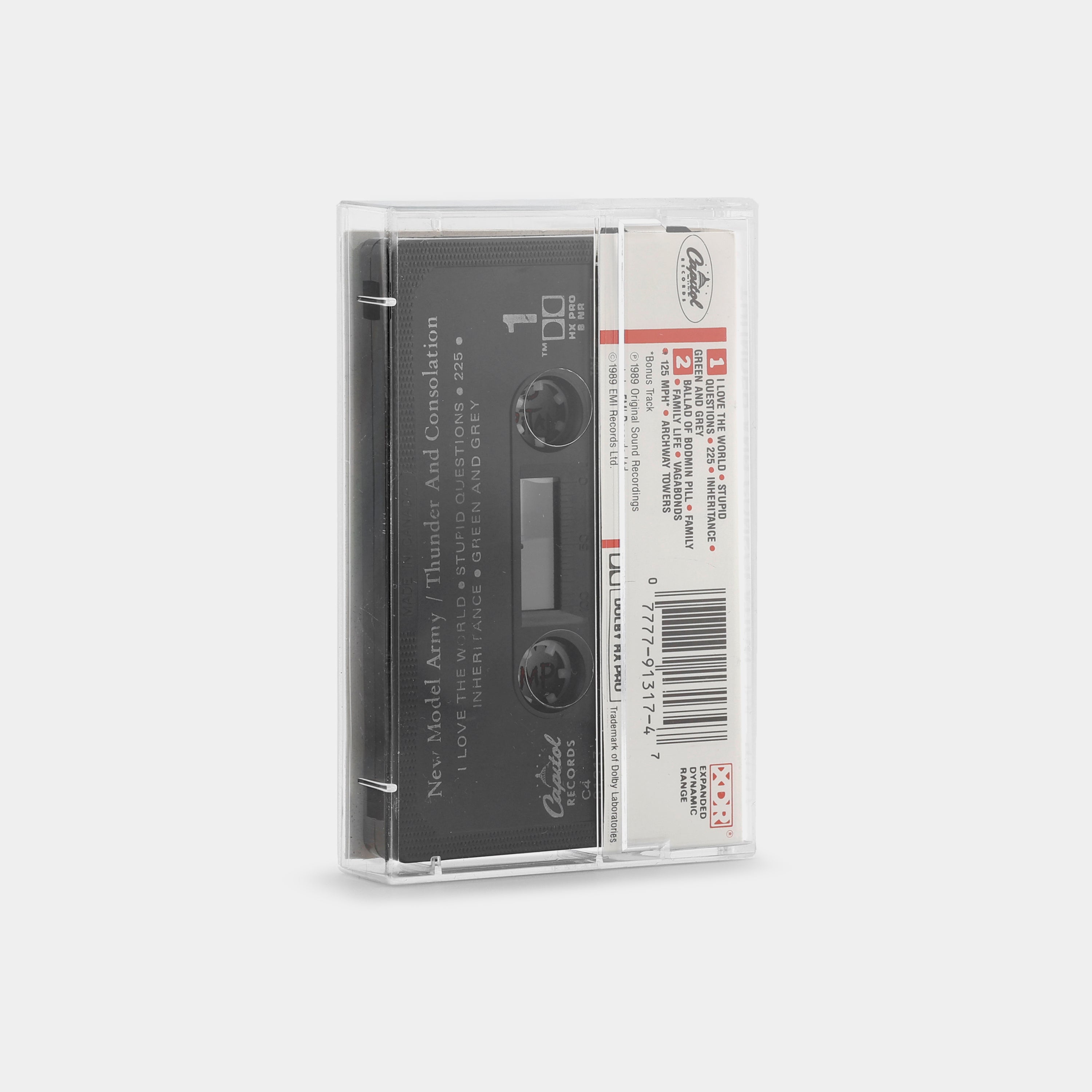 New Model Army - Thunder and Consolation Cassette Tape