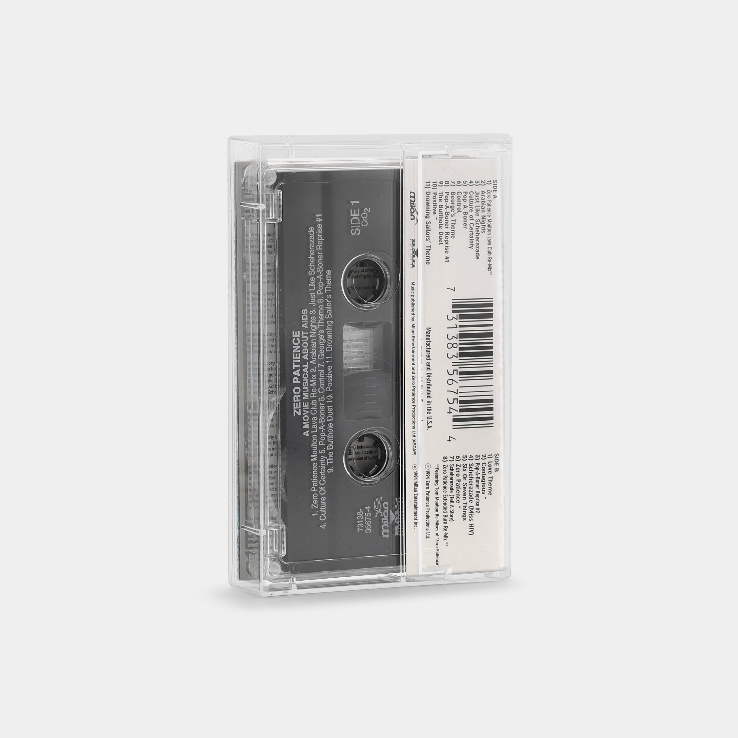 Zero Patience: A Musical About AIDS Cassette Tape