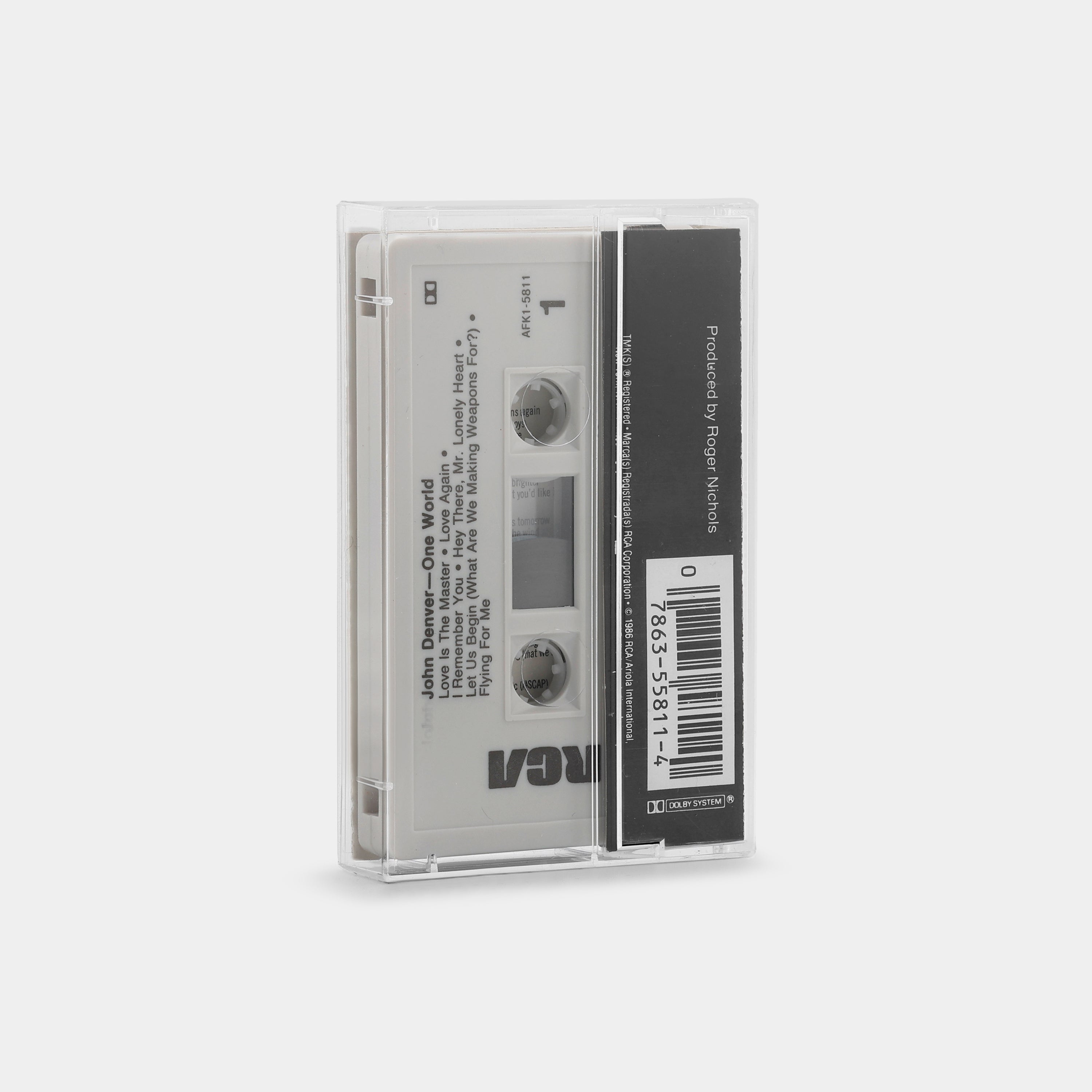 John Denver - One World Cassette Tape
