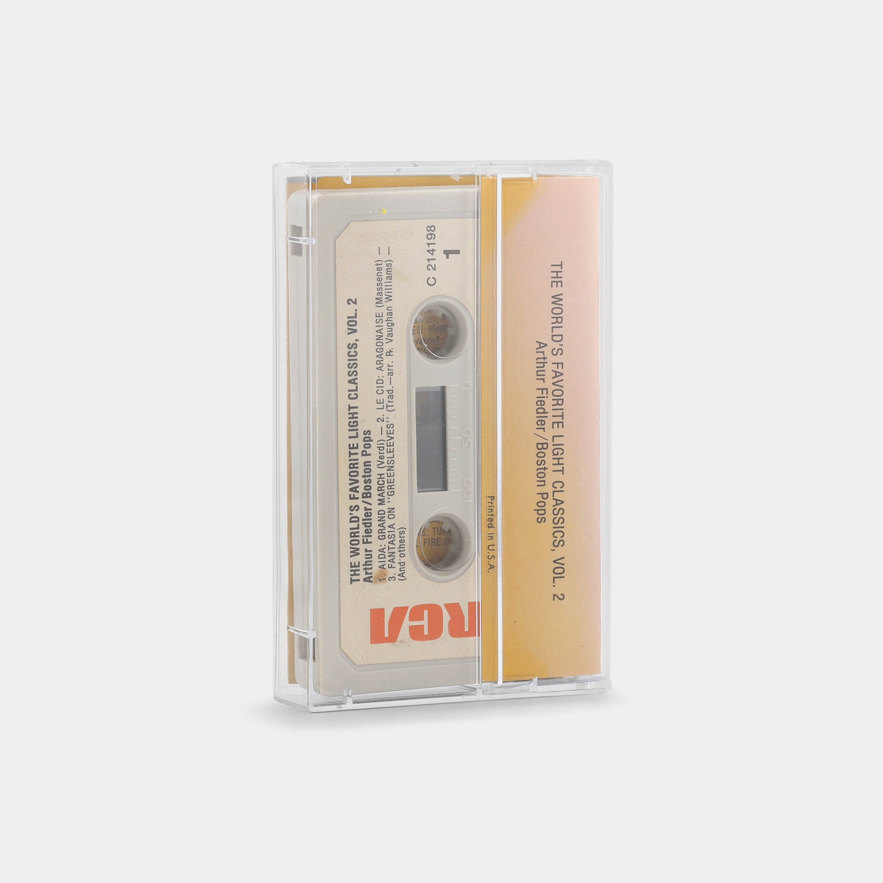Arthur Fiedler & The Boston Pops - The World's Favorite Light Classics Volume II Cassette Tape