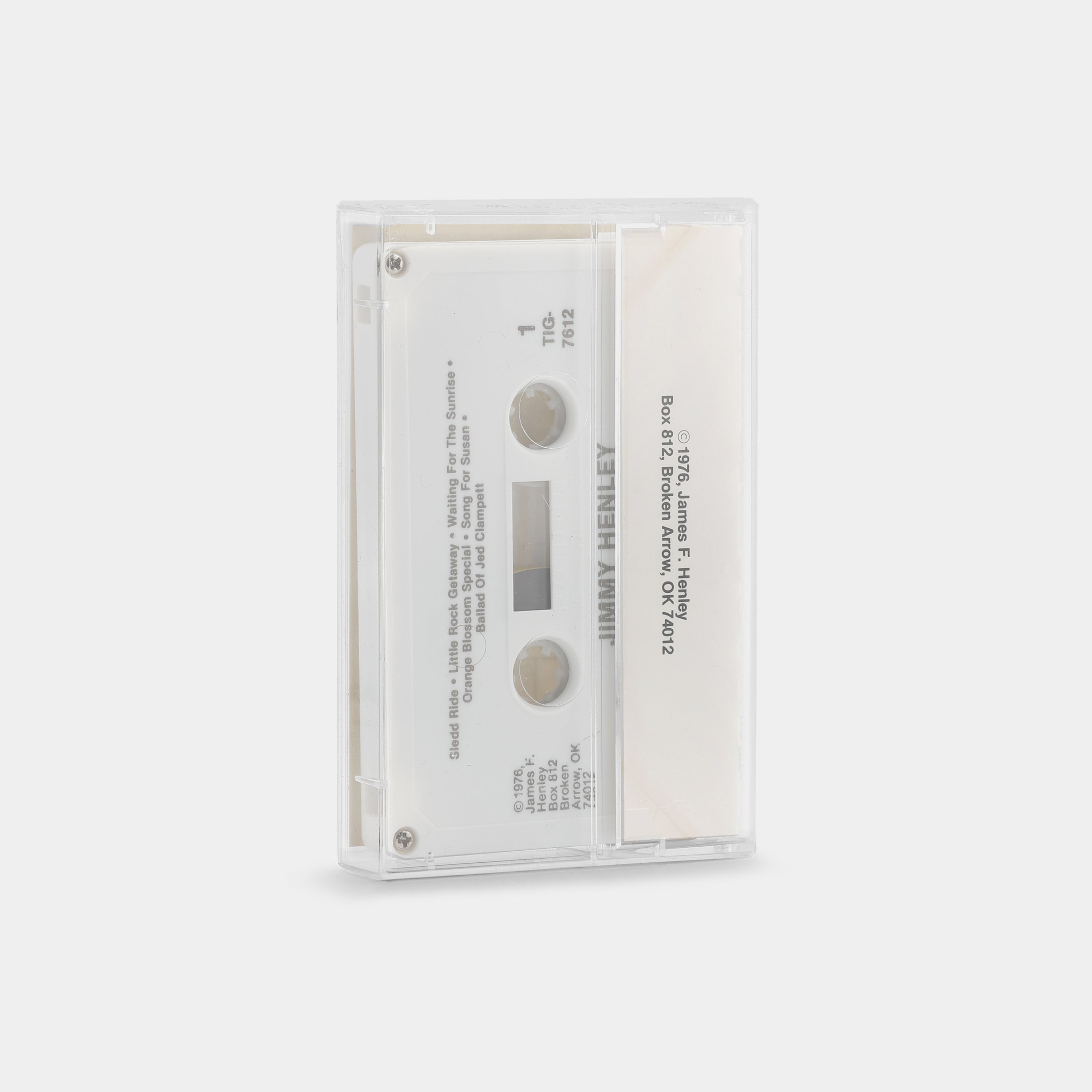 Jimmy Henley - One For The Record Cassette Tape