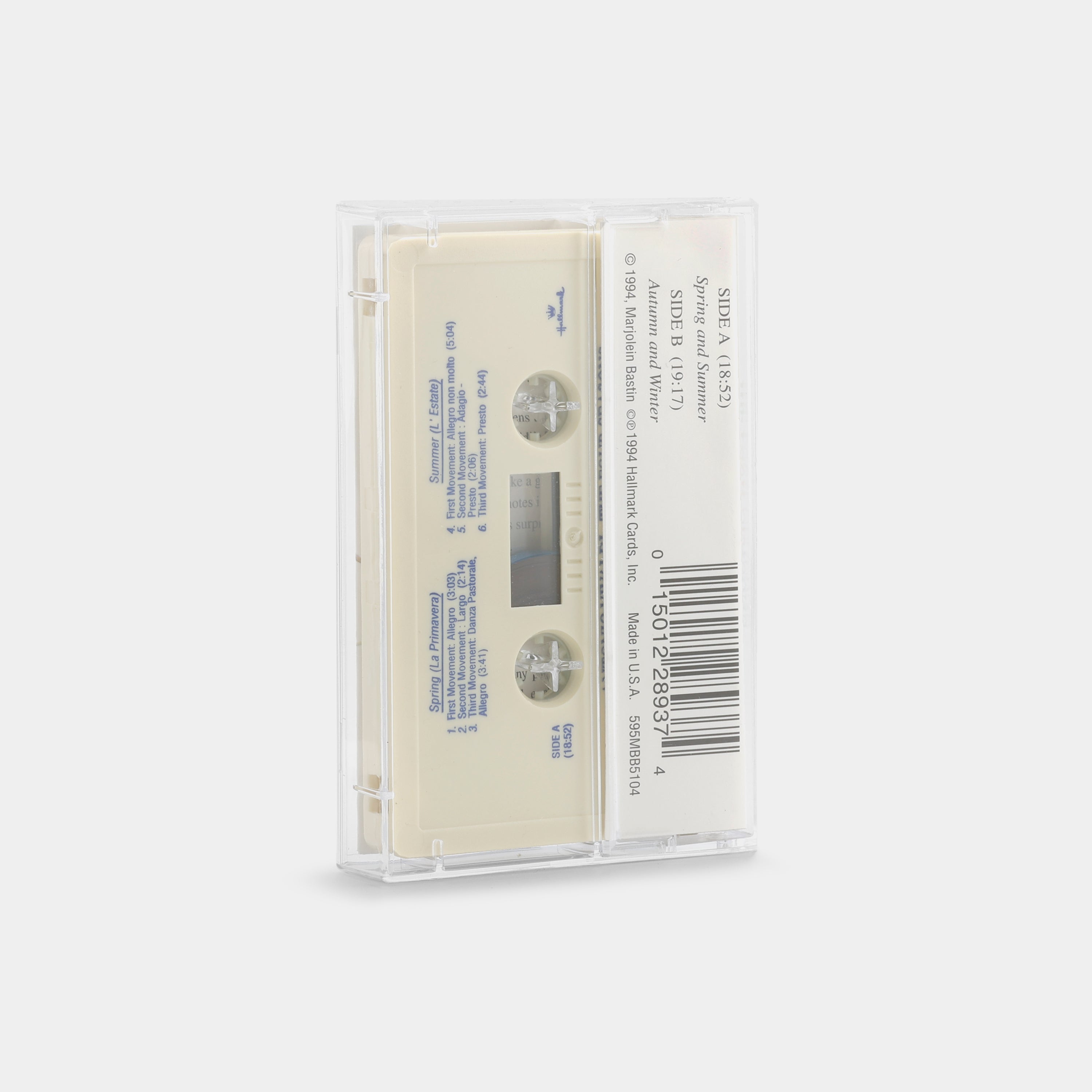 Antonio Vivaldi - The Four Seasons Cassette Tape