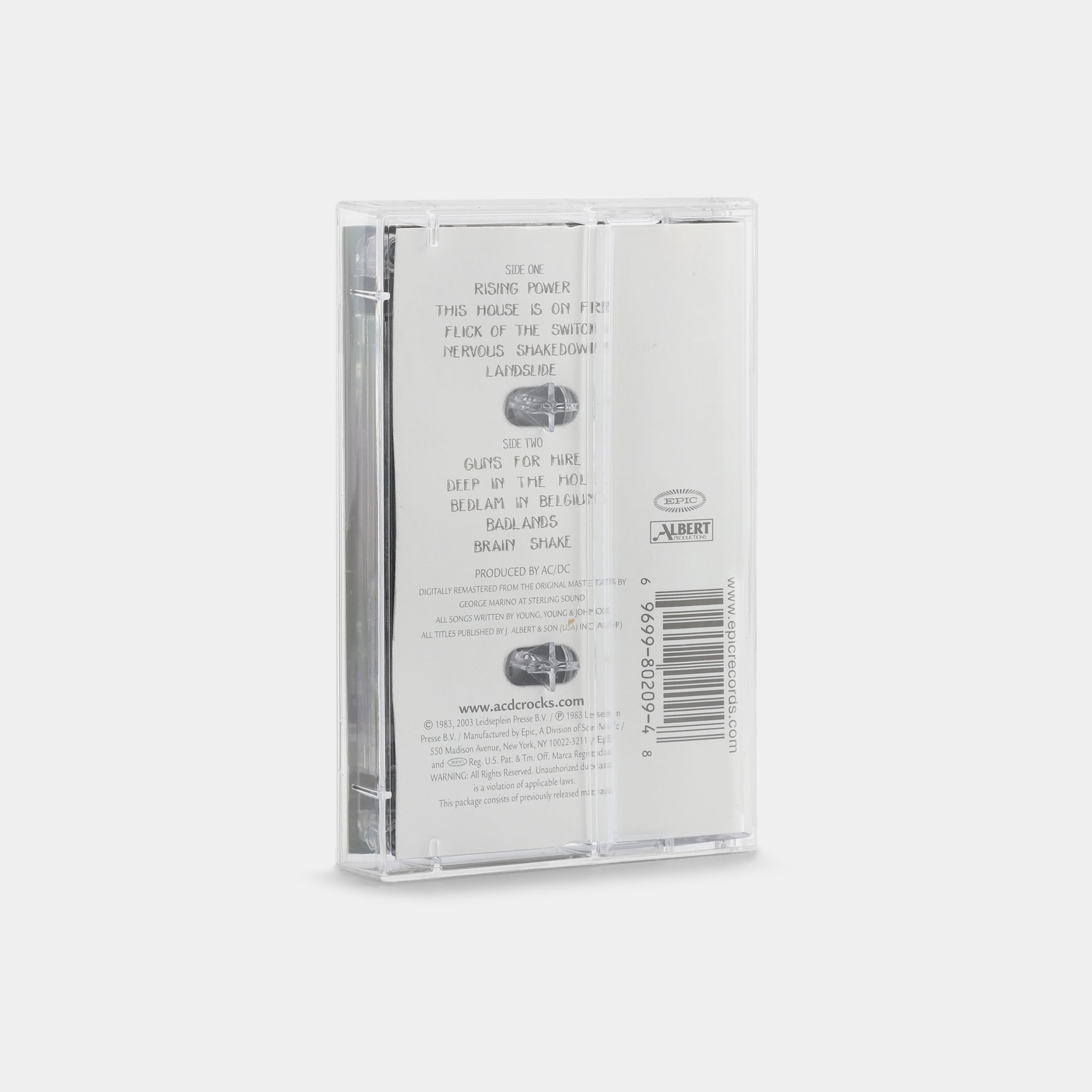 AC/DC - Flick of the Switch Cassette Tape