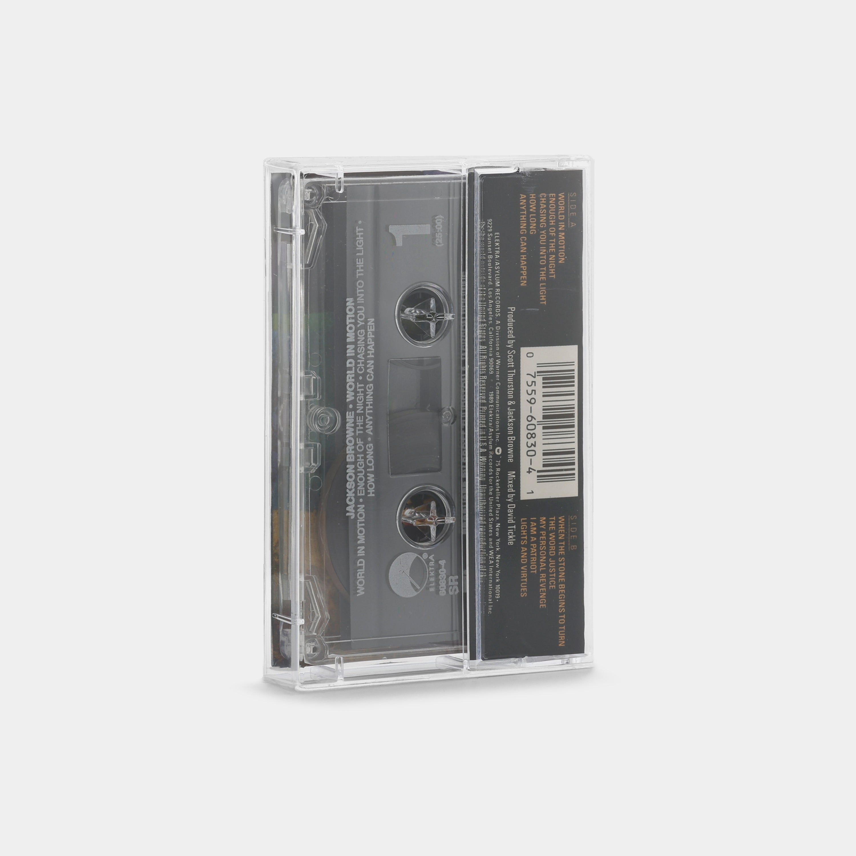 Jackson Browne - World in Motion Cassette Tape
