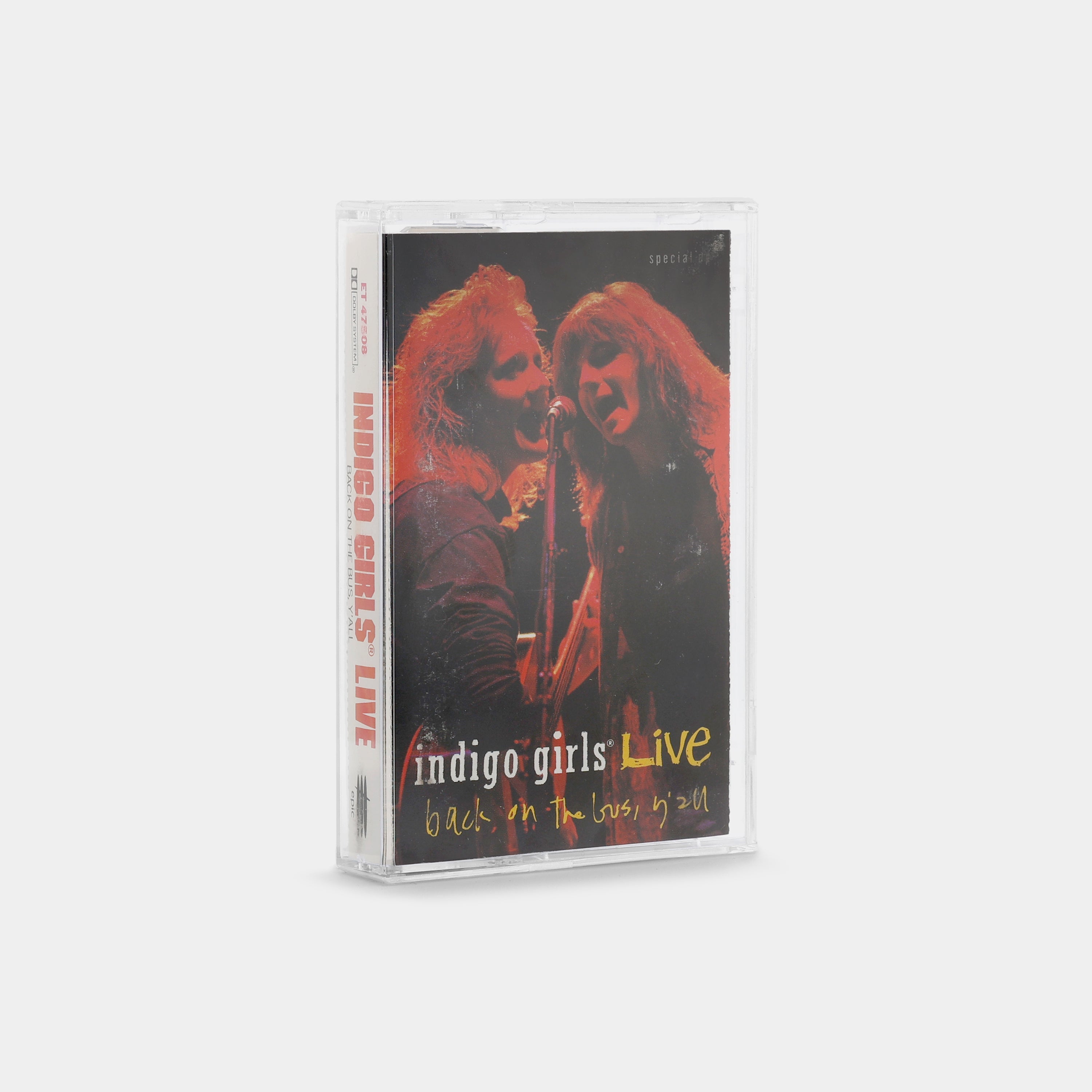 Indigo Girls - Live: Back On The Bus, Y'All Cassette Tape
